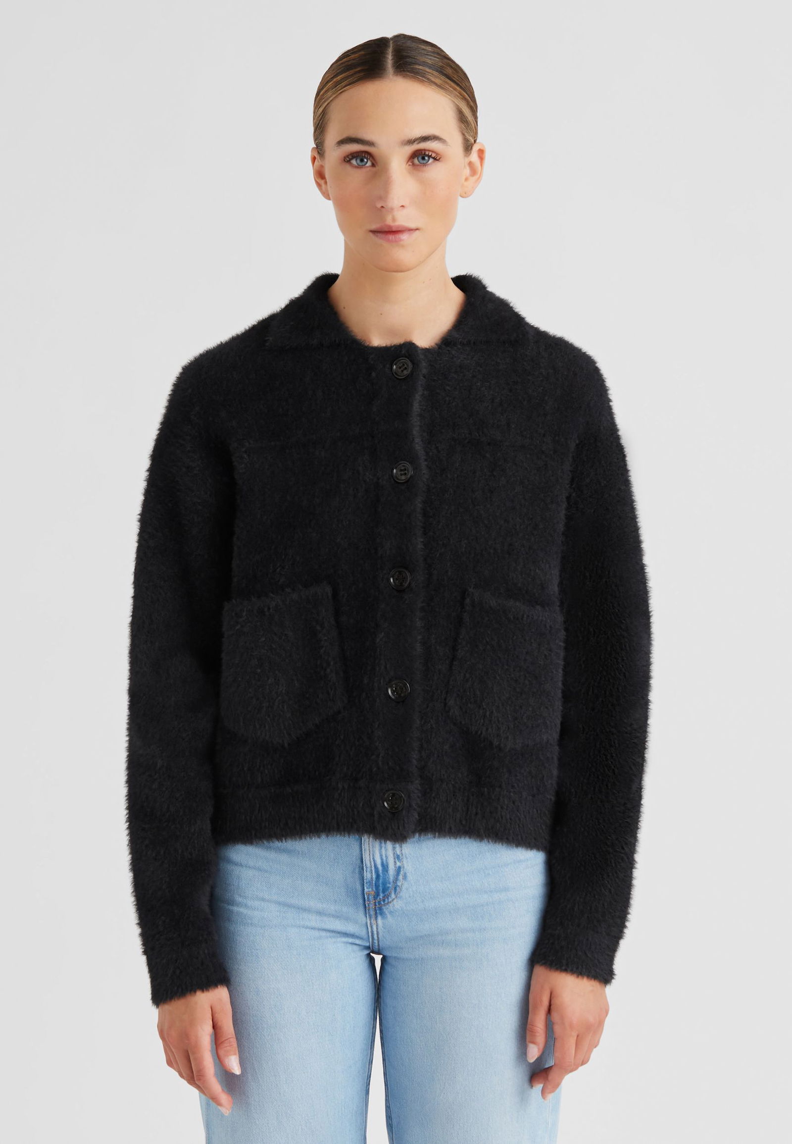 Milestone | Milestone Strickjacke | Cardigan | M | schwarz