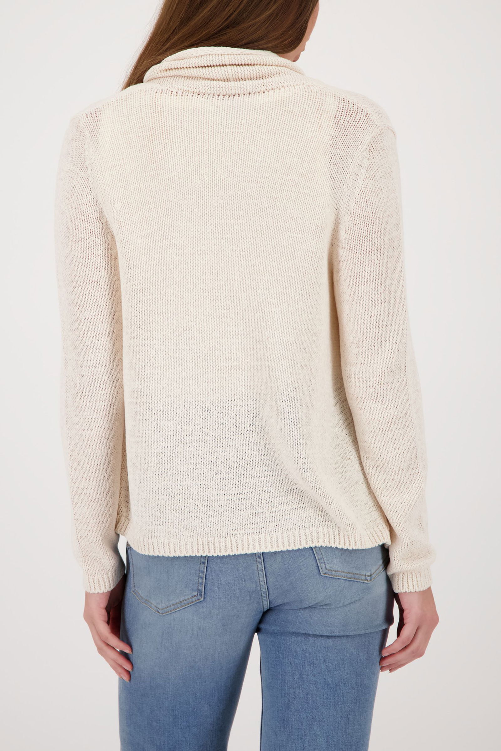 |  Strickjacke, champagne beige | 46 | cloudy grey