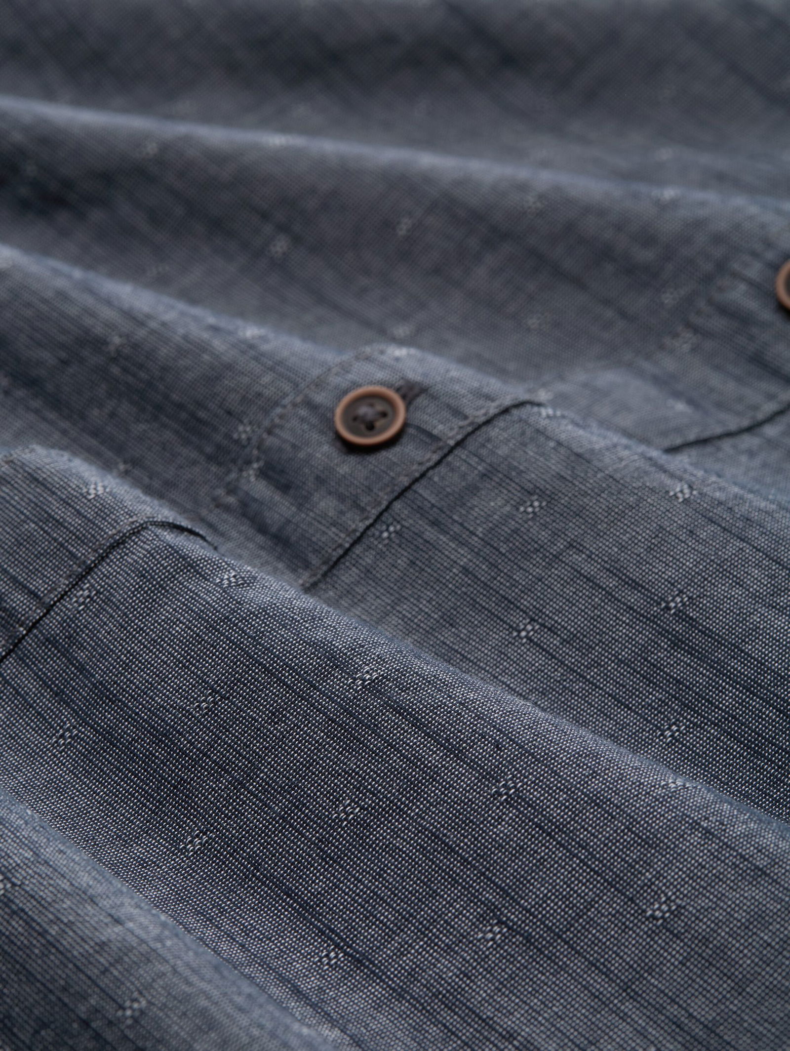 Tom Tailor |  Tom Tailor Hemd Slim Fit  | XXL | navy white fil a fil dobby