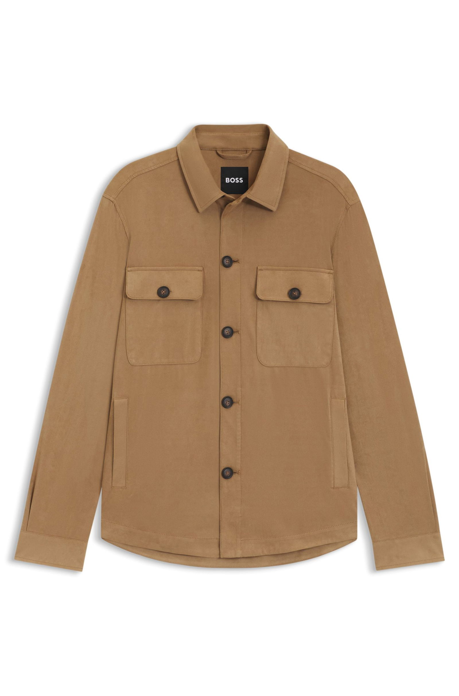 BOSS Black |  BOSS Black Lederjacke  | 54 | beige