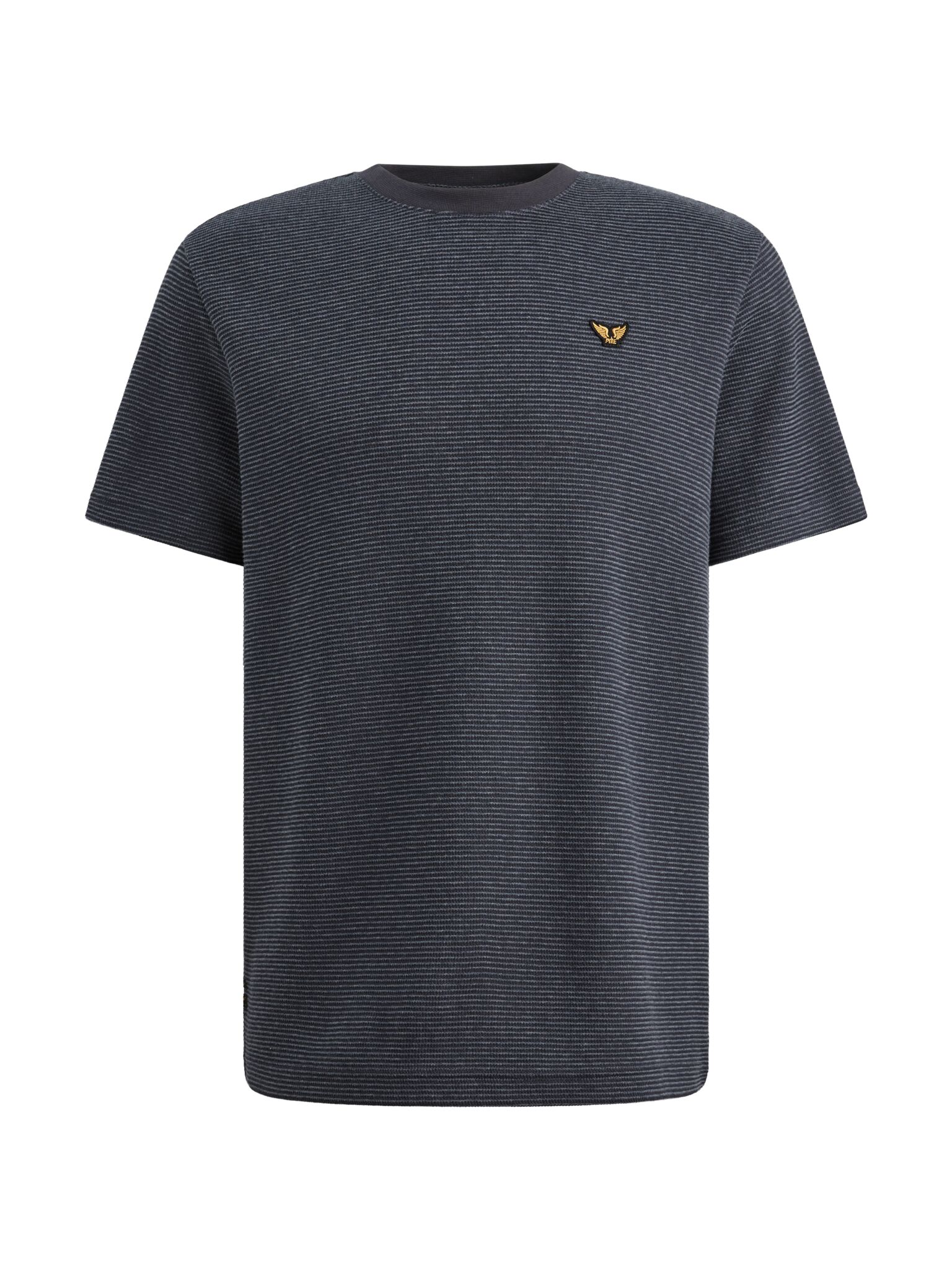 Short sleeve r-neck two tone textu, Graphite #1
