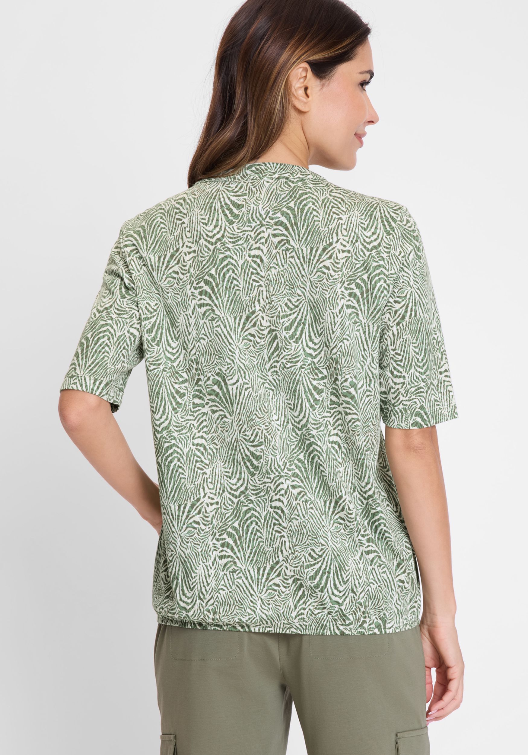 |  T-Shirt Long Sleeves, Olive | 44