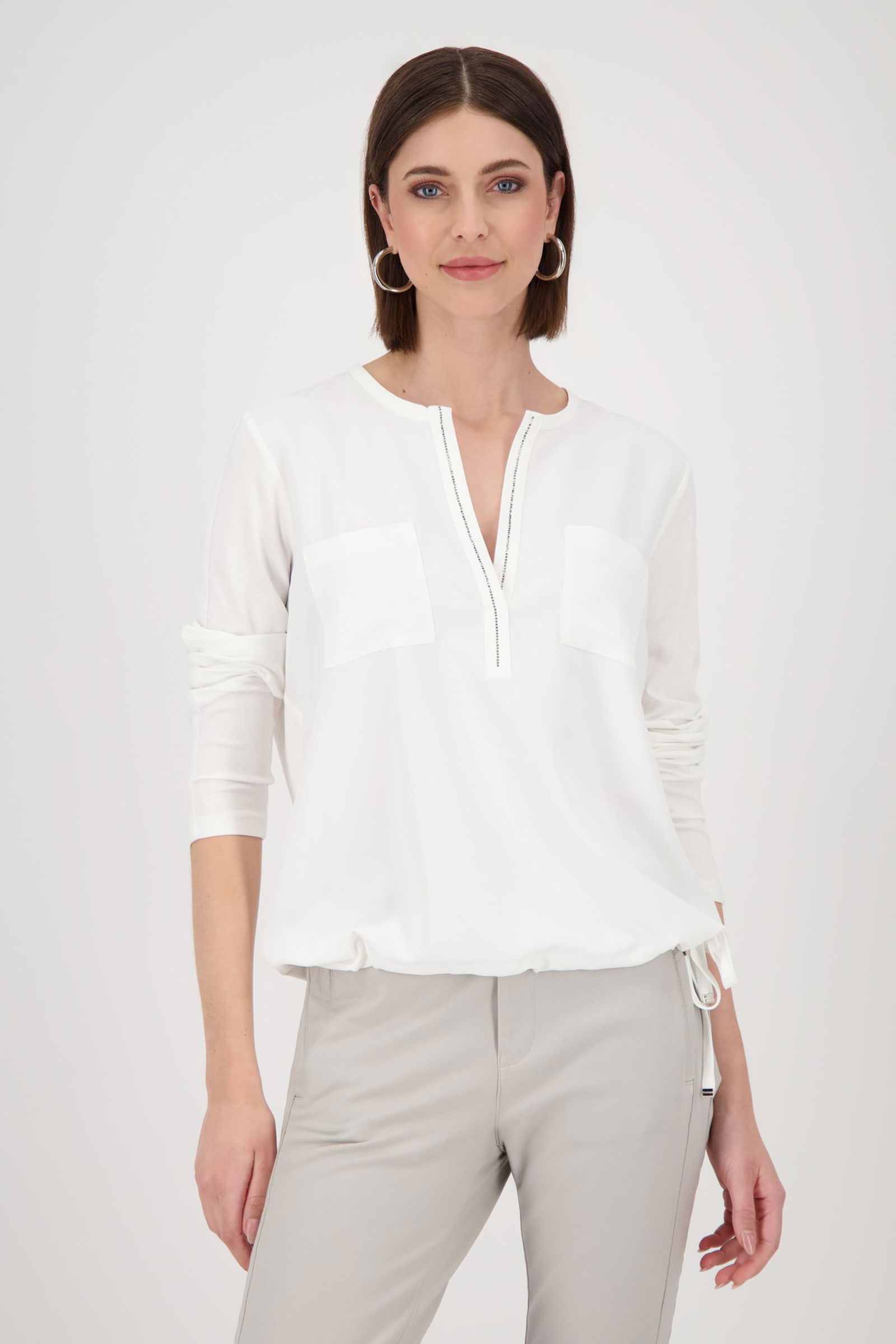 Monari |  Monari Kurzblazer  | 40 | off-white