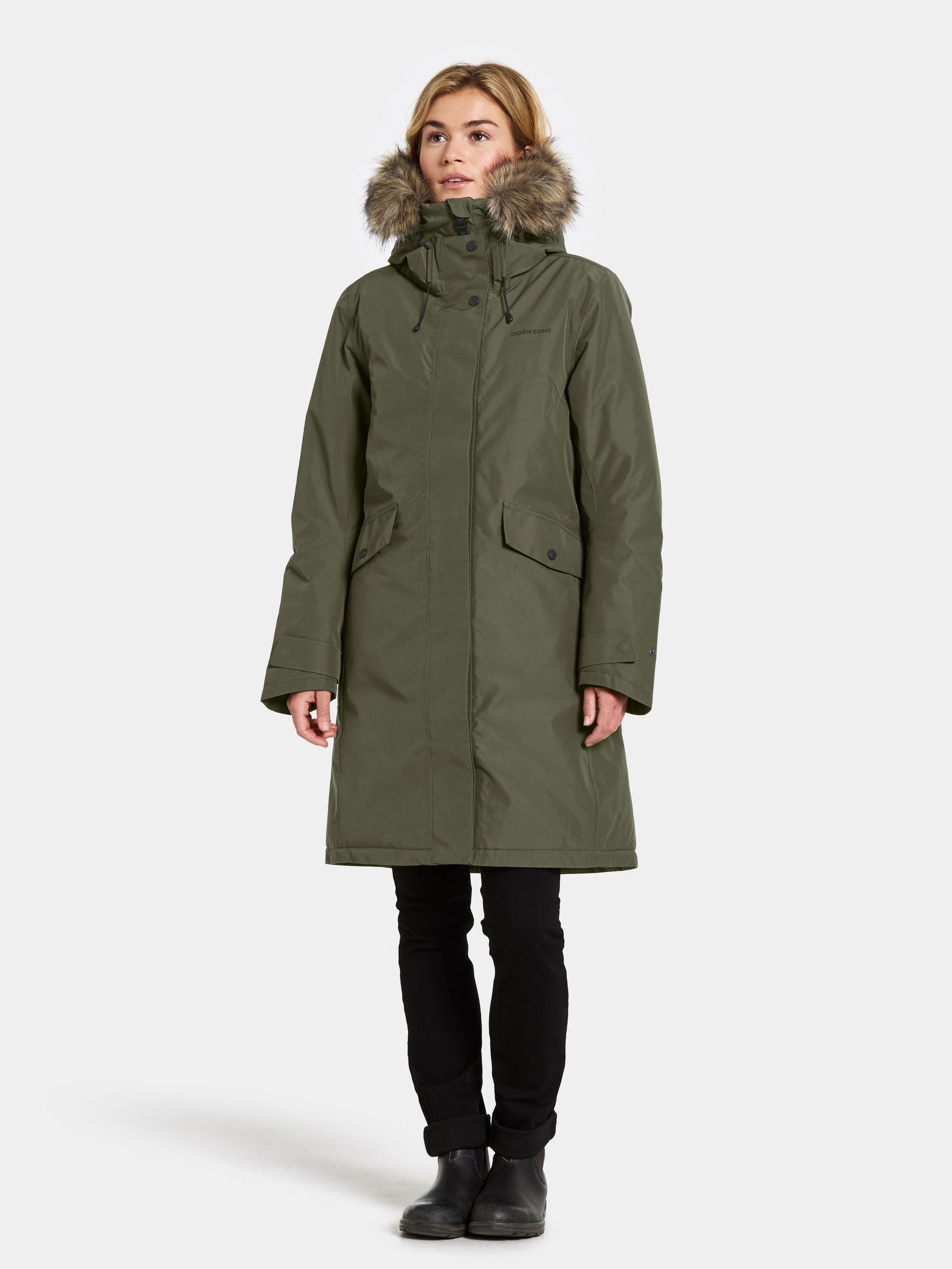 Didriksons |  Didriksons Parka "Erika" | 36 | deep green