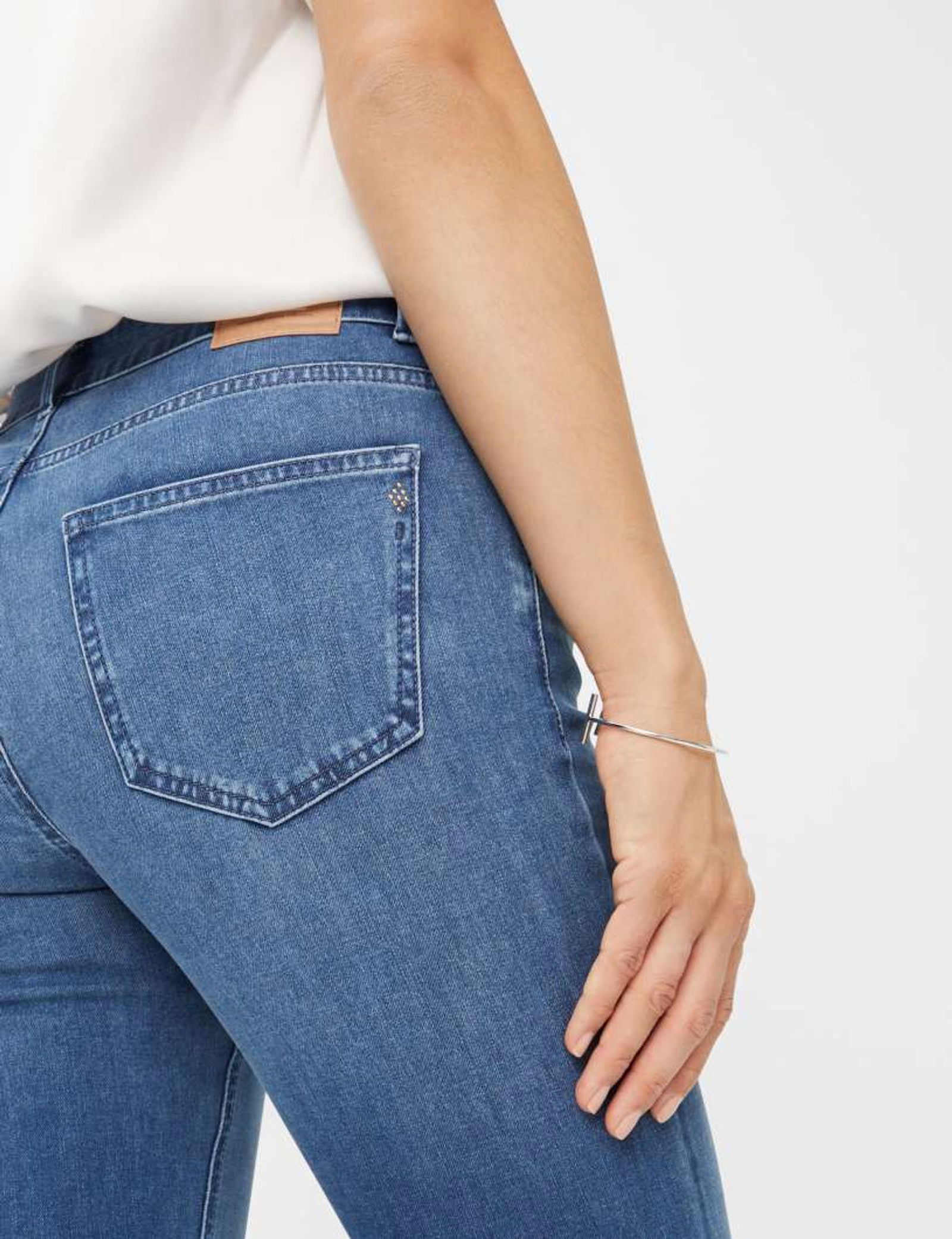 07821fbee5dfc78596937927ae437c43 Brax |  Brax Five-Pocket "Shakira" | 46 | blush blue