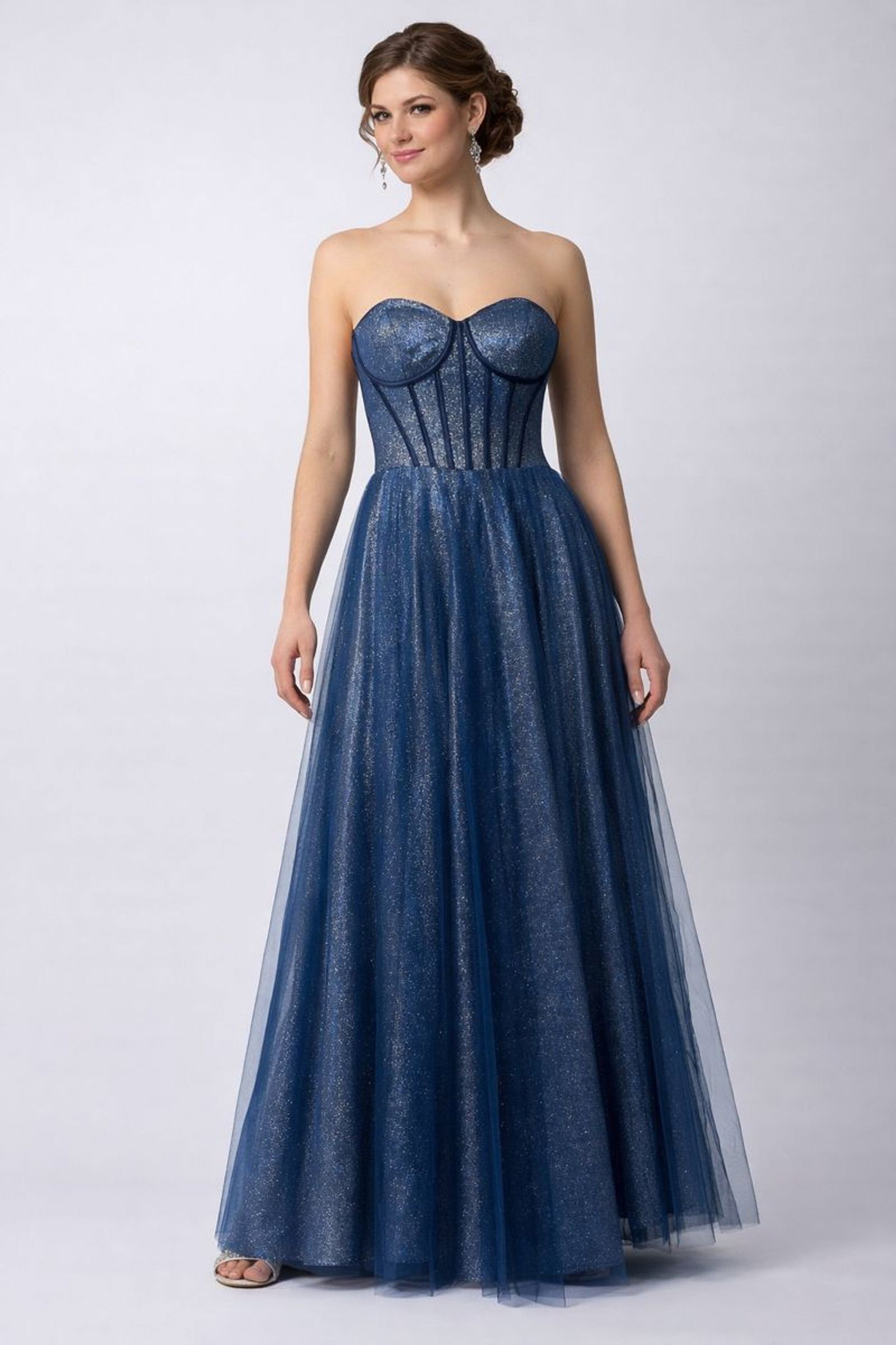 06818180ea240bcfe9f325dd3a6e129f Mascara London | Mascara London Langes Kleid | 38 | navy