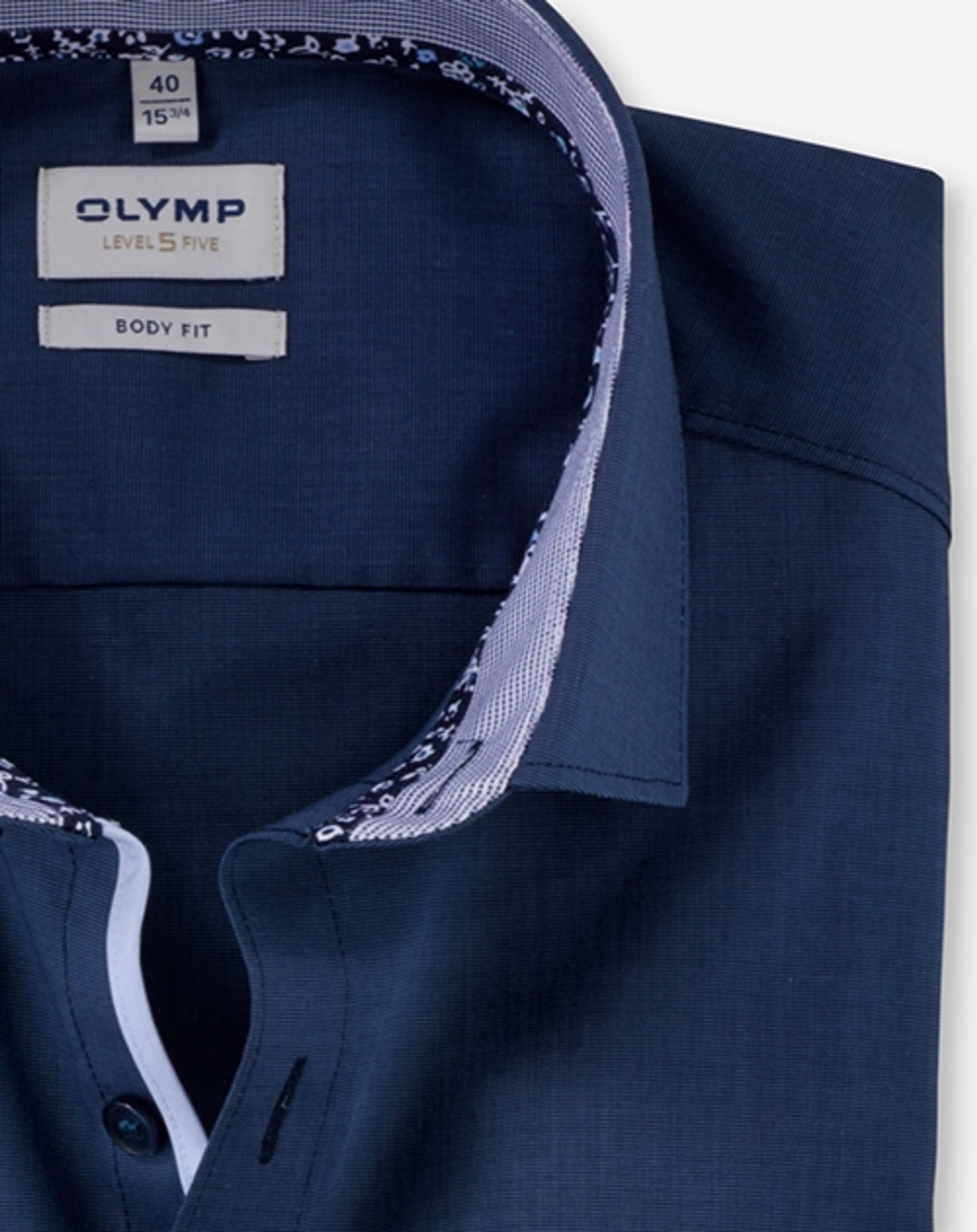 Olymp |  Olymp Hemd Slim Fit  | 39 | marine