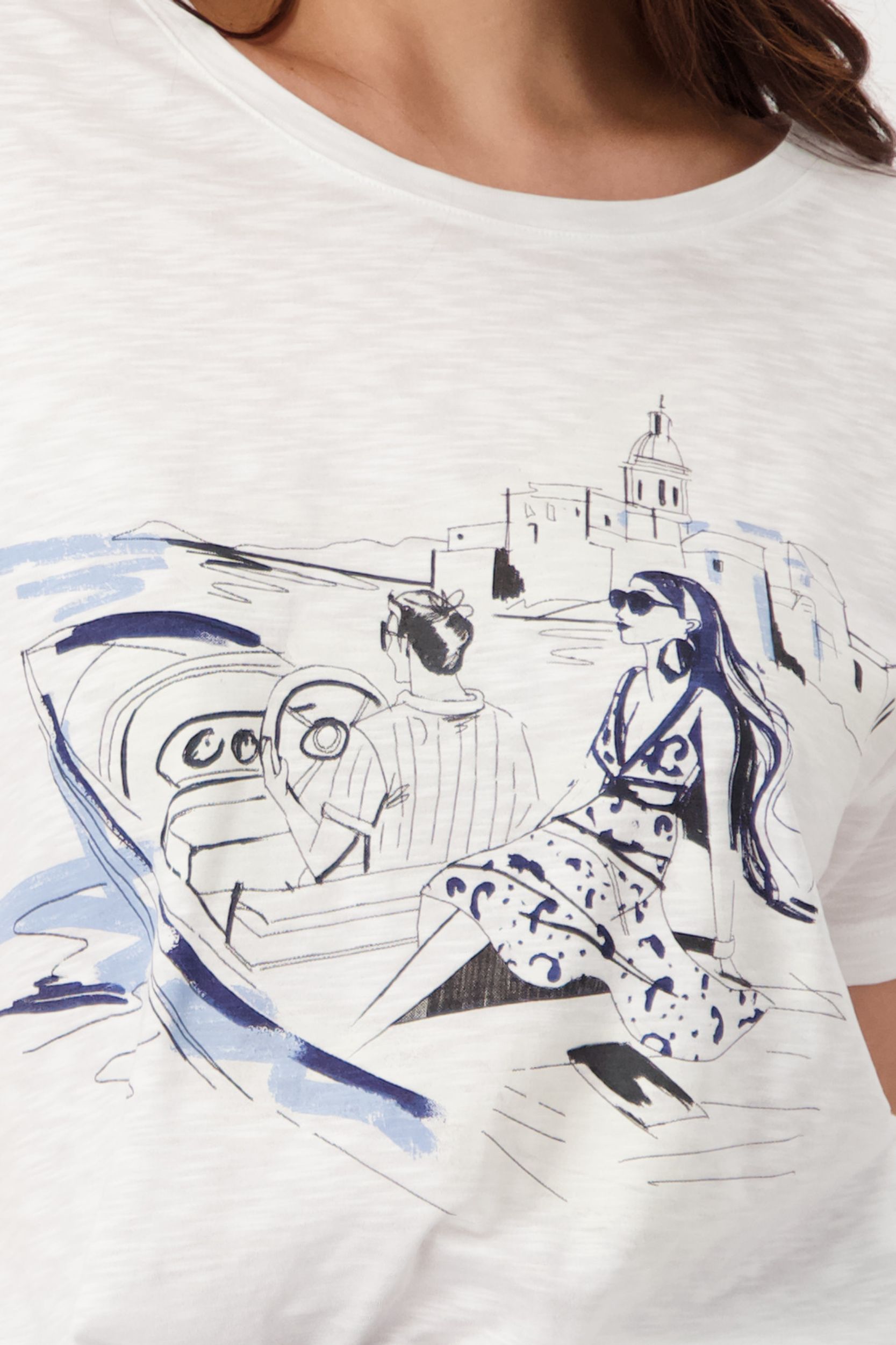 Monari |  T-Shirt, navy blue | 36 | navy blue