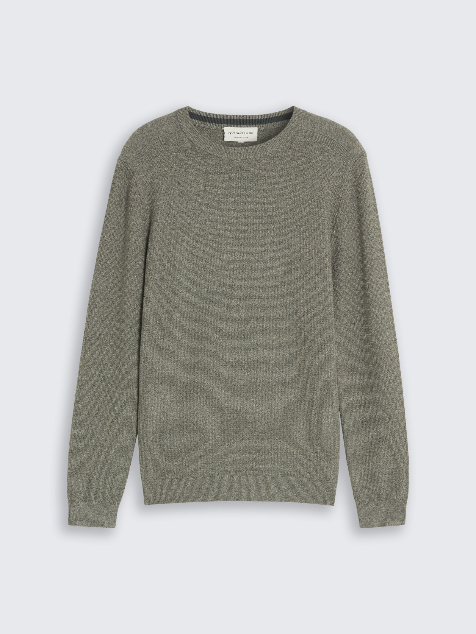 mouline structured crew neck k, mouline mint green #7