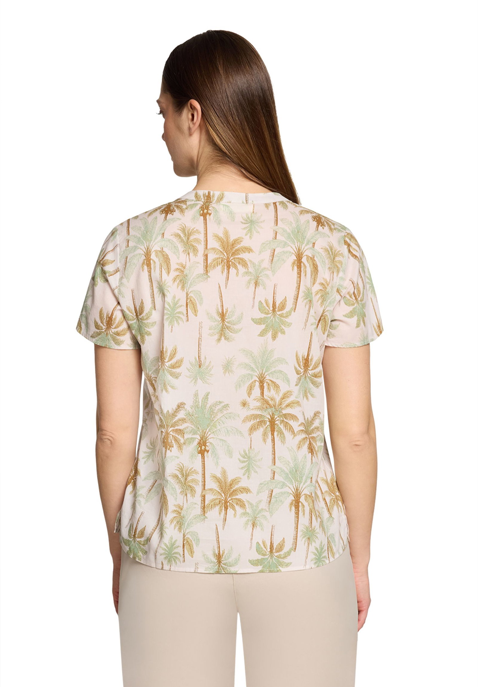 Cartoon |  Cartoon Druckbluse  | 36 | nature/green