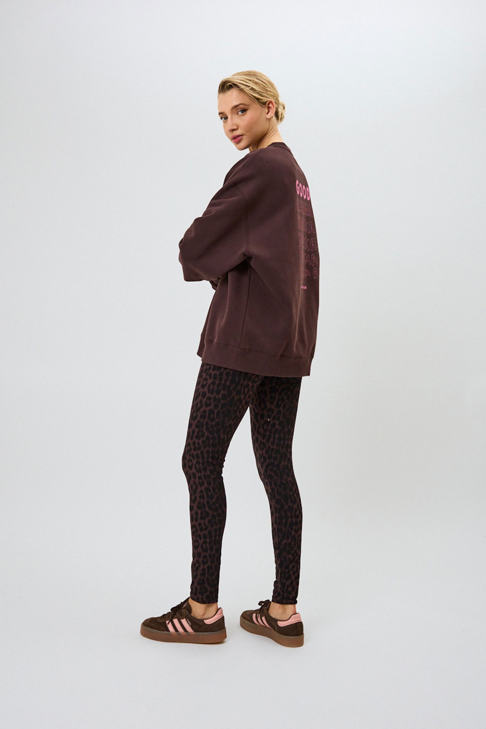 Oh April |  Oh April Rita Leggings Leo Truffle | XS