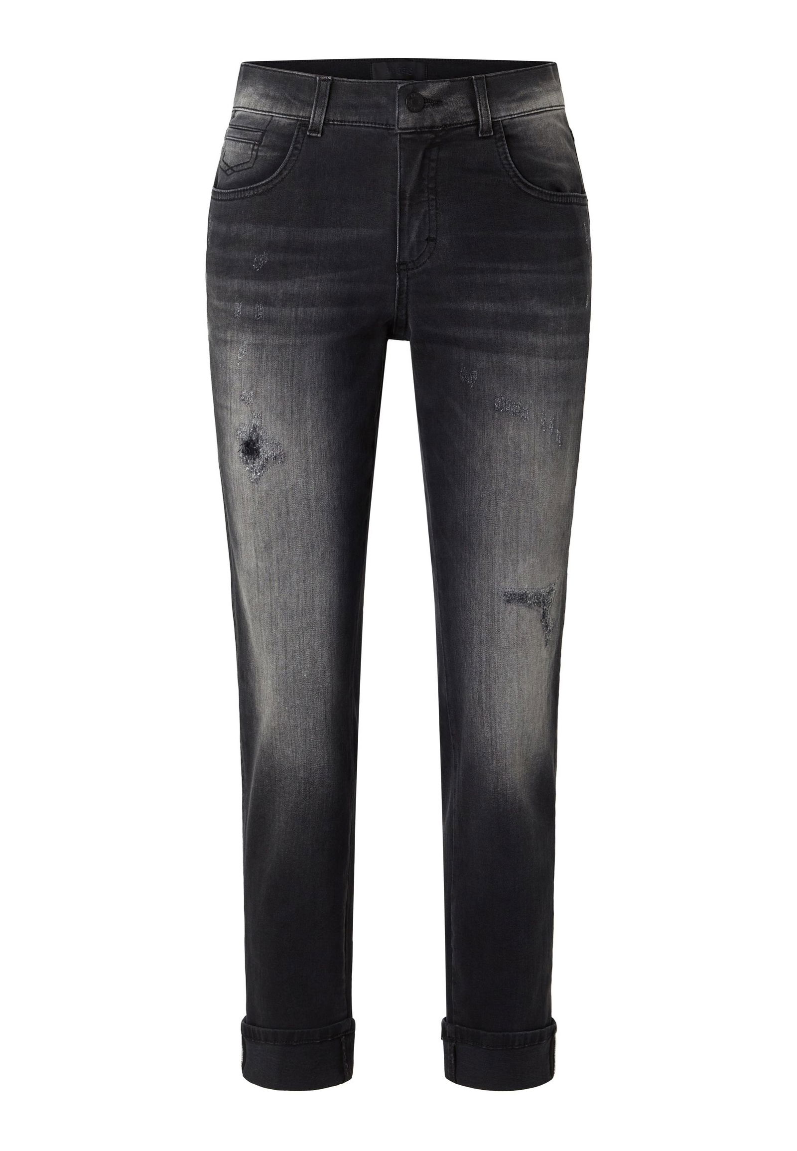 Angels |  Angels Boyfriend Jeans "Darleen" | 38/30 | dark indigo destroyed
