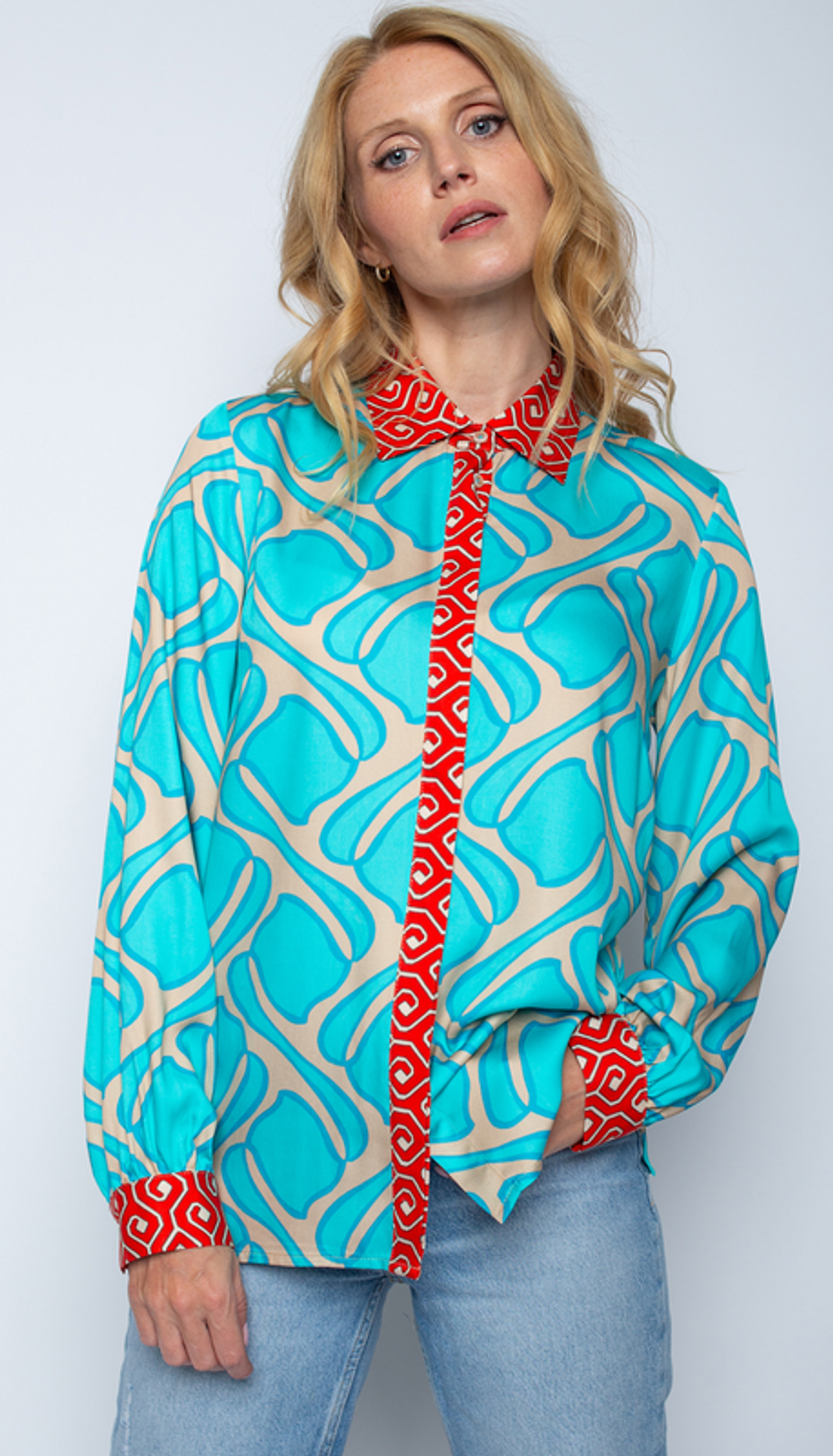 Emily van den Bergh |  Emily van den Bergh Druckbluse  | 44 | 1004_694