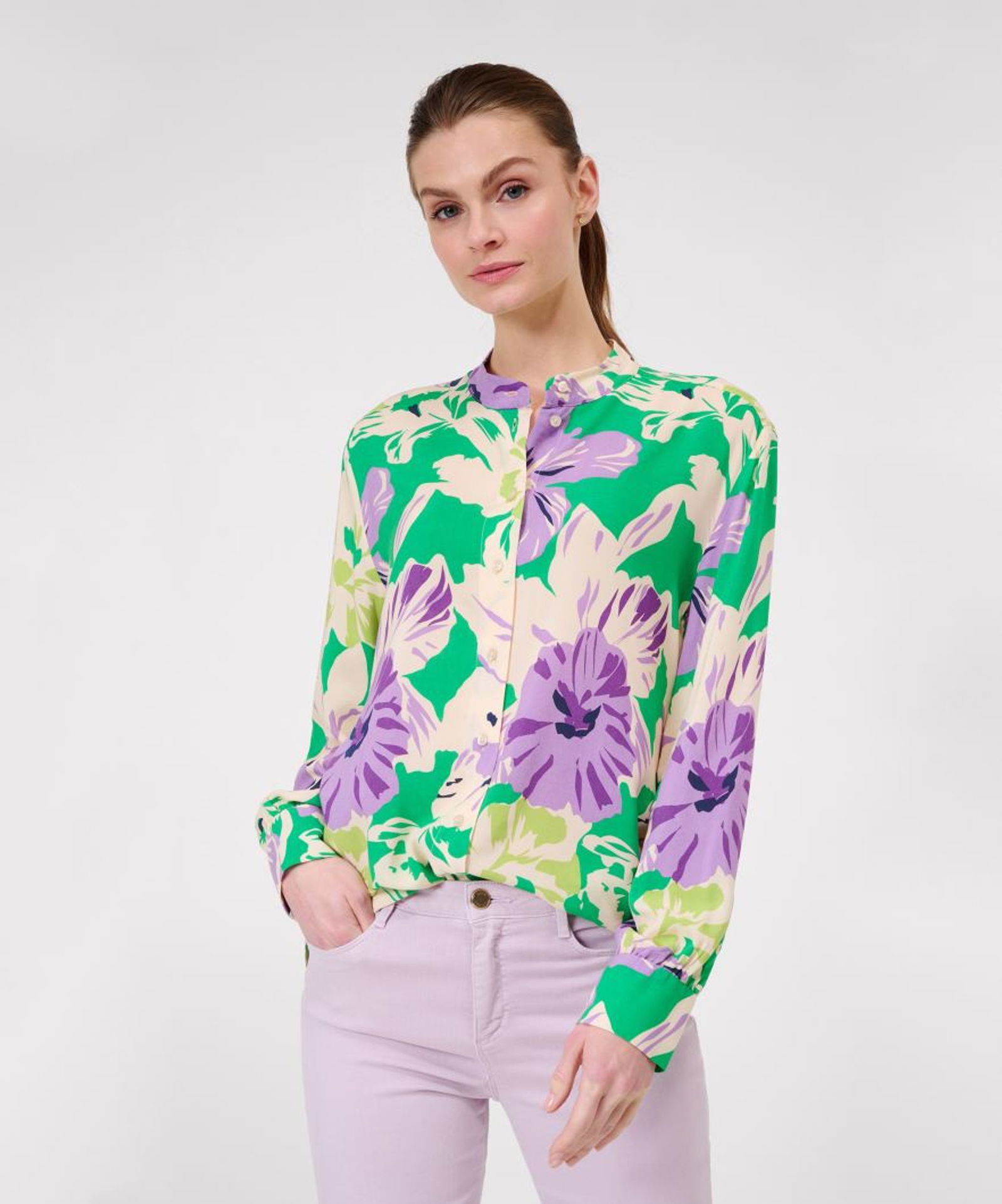 Brax |  Brax Druckbluse  | 36 | apple green