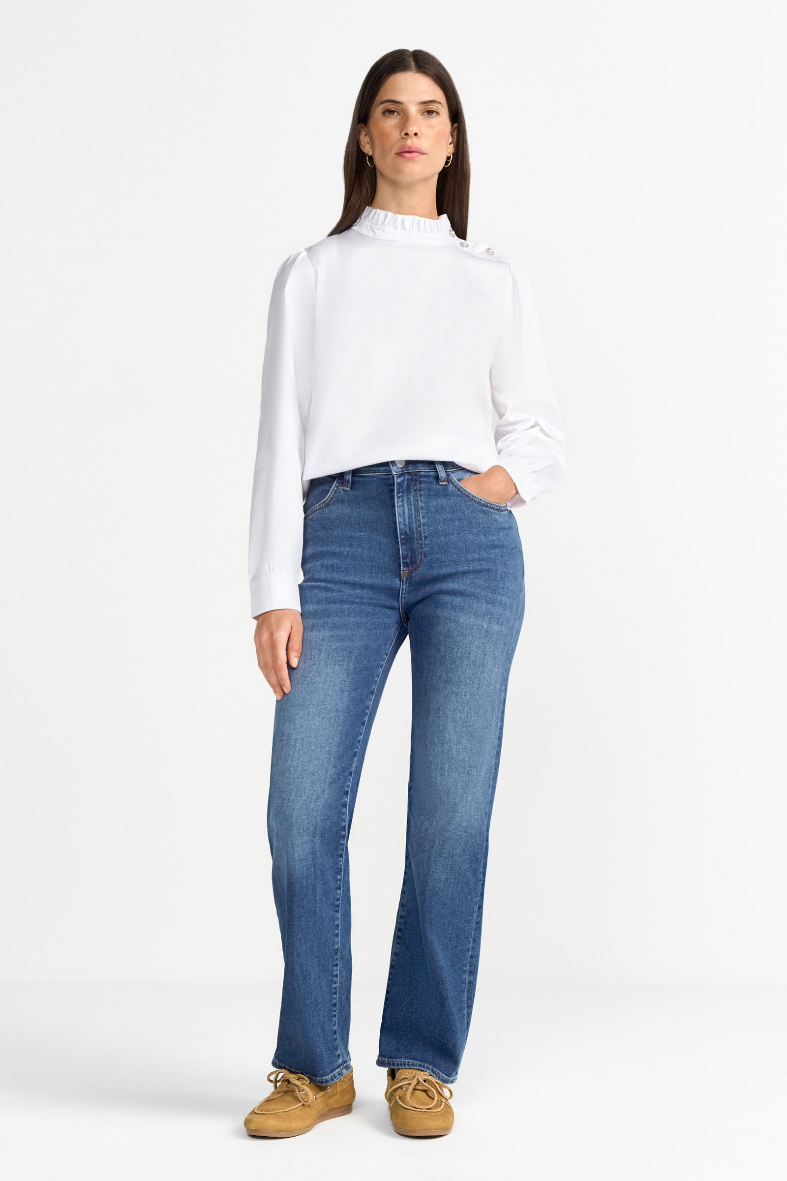 Rich & Royal Ruffle Blouse #2