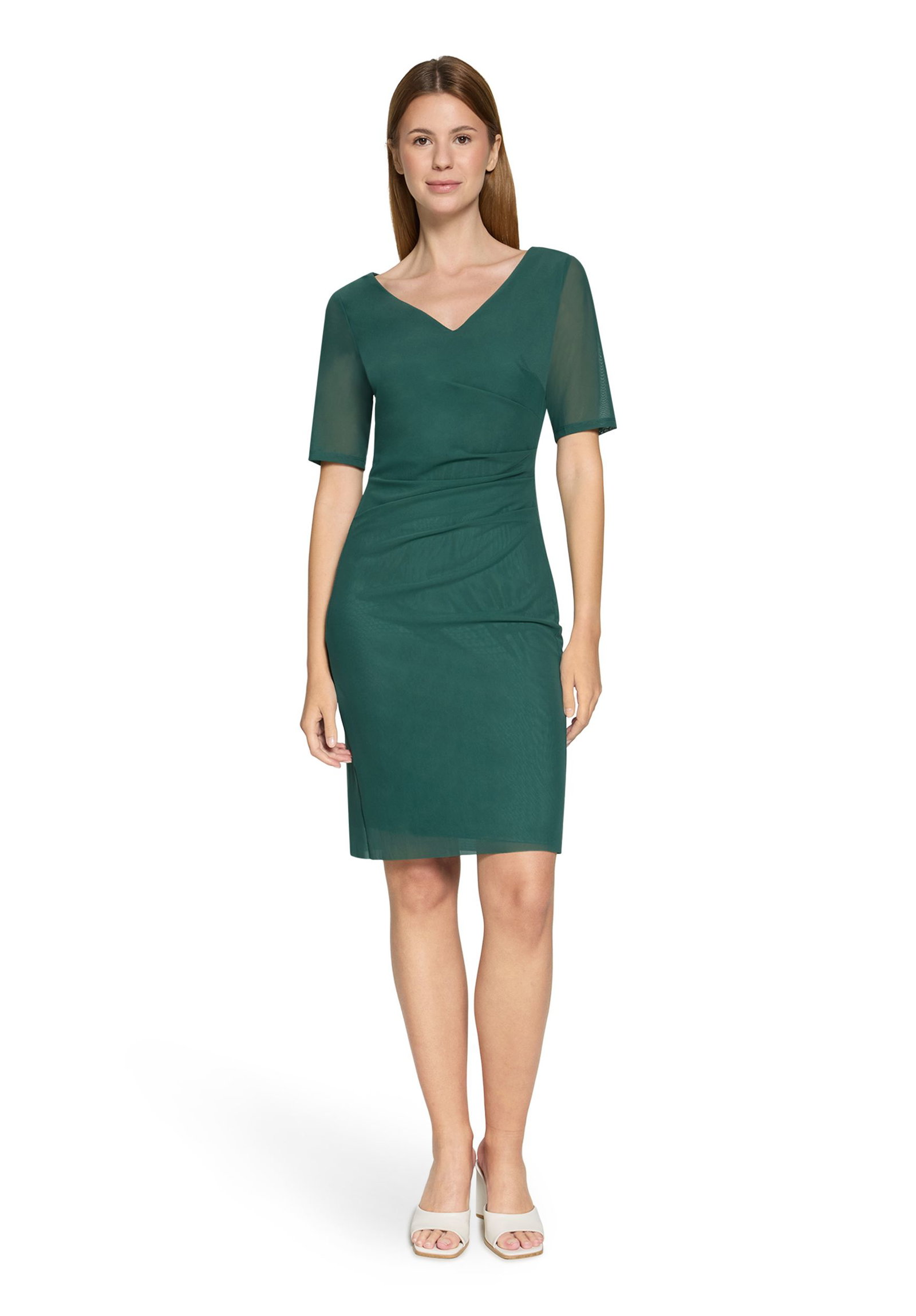 7a351e7fa9d368512dbcfd2a9c2a3afb Vera Mont | Vera Mont Kurzes Kleid | 40 | dark emerald