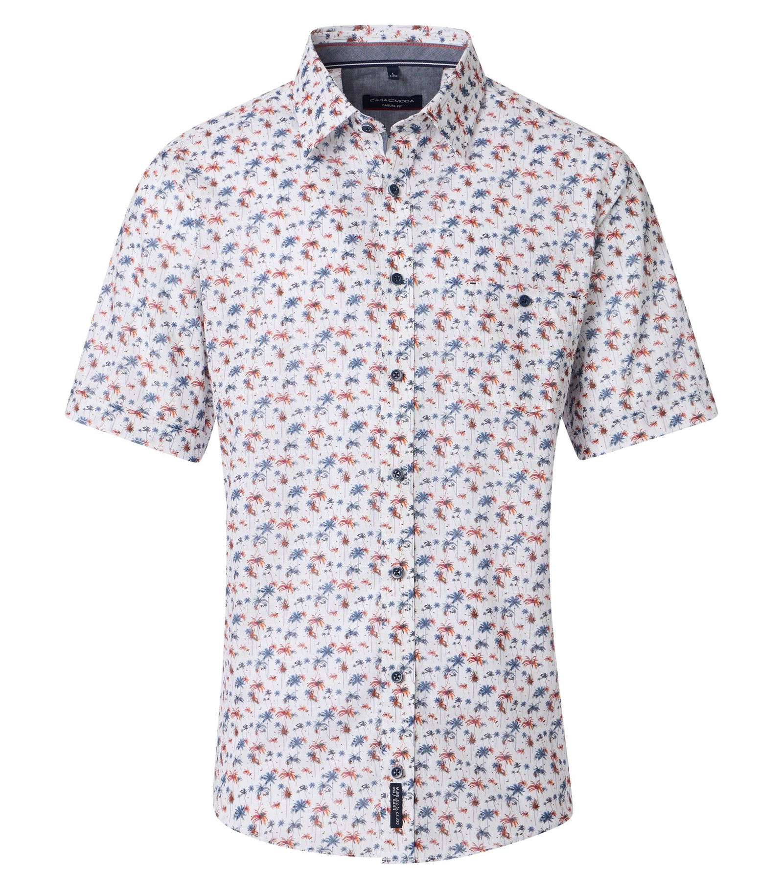 bfe60341c739cc6d3b617d651e84fb71 Casa Moda | Freizeithemd Kurzarm | XXL | blau