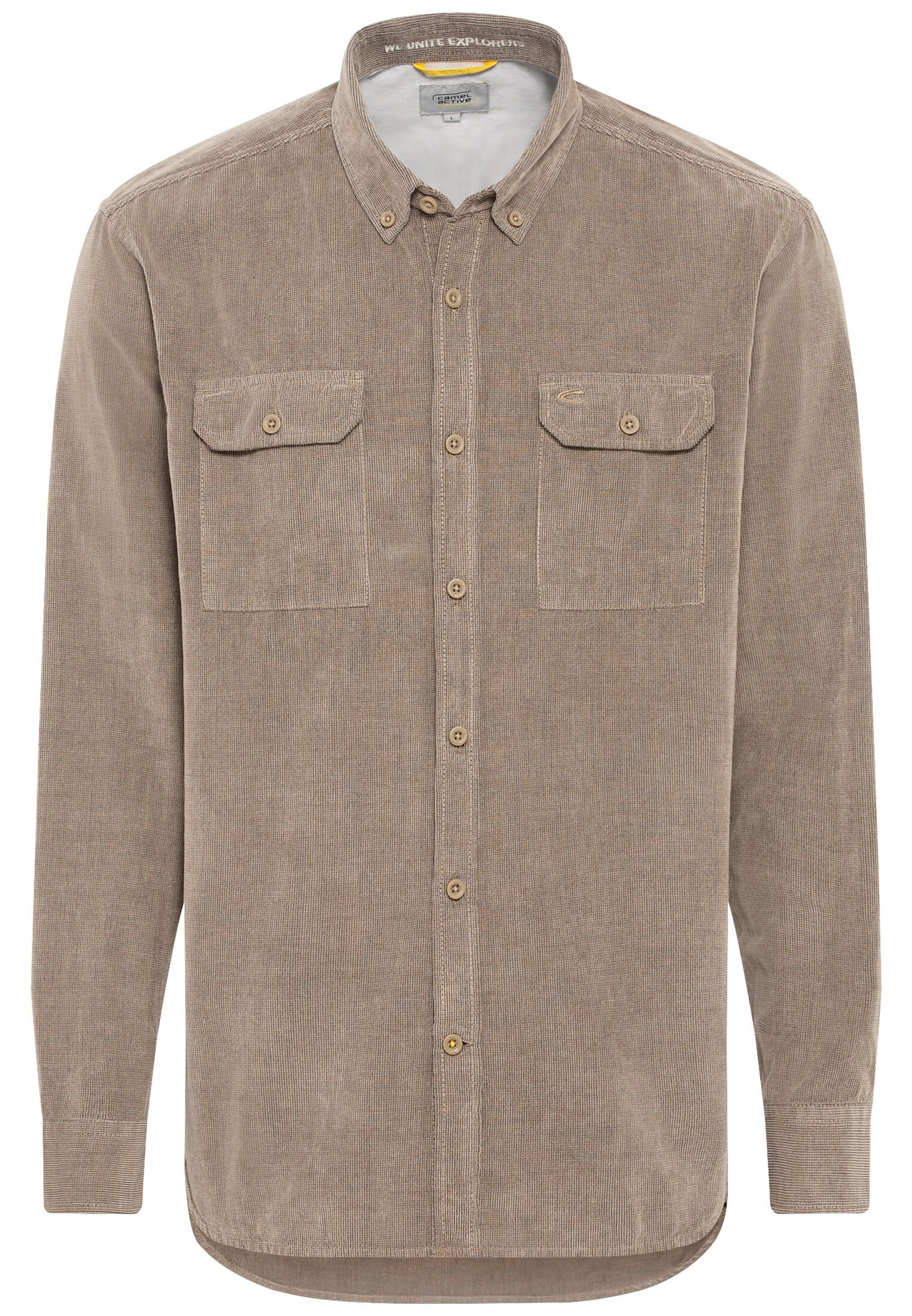 Camel Active |  Camel Active Hemd Regular Fit  | XL | beige