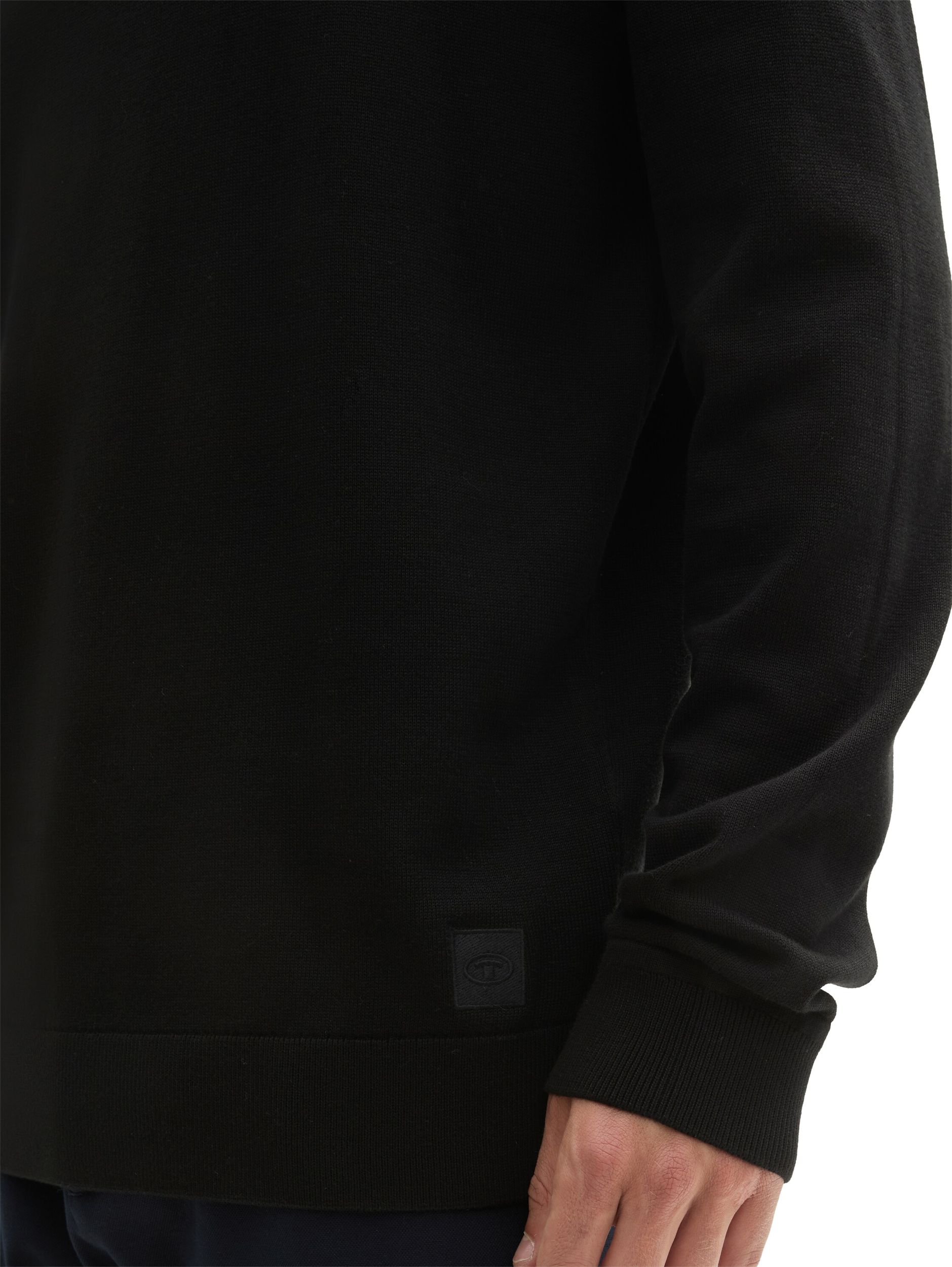 Tom Tailor |  Tom Tailor Rollkragenpullover  | L | black