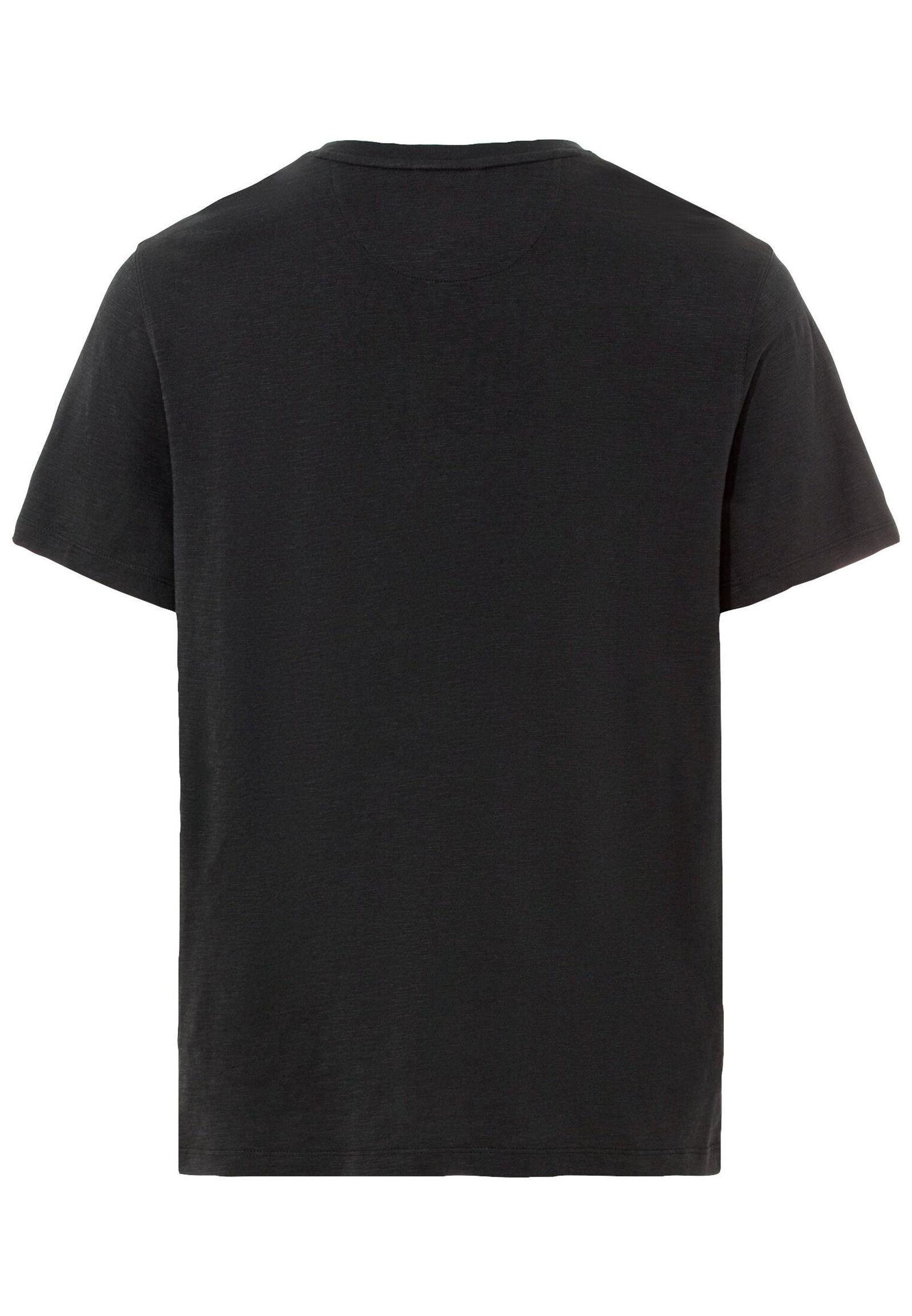 Camel Active Kurzarm Henleyshirt aus reiner Baumwolle