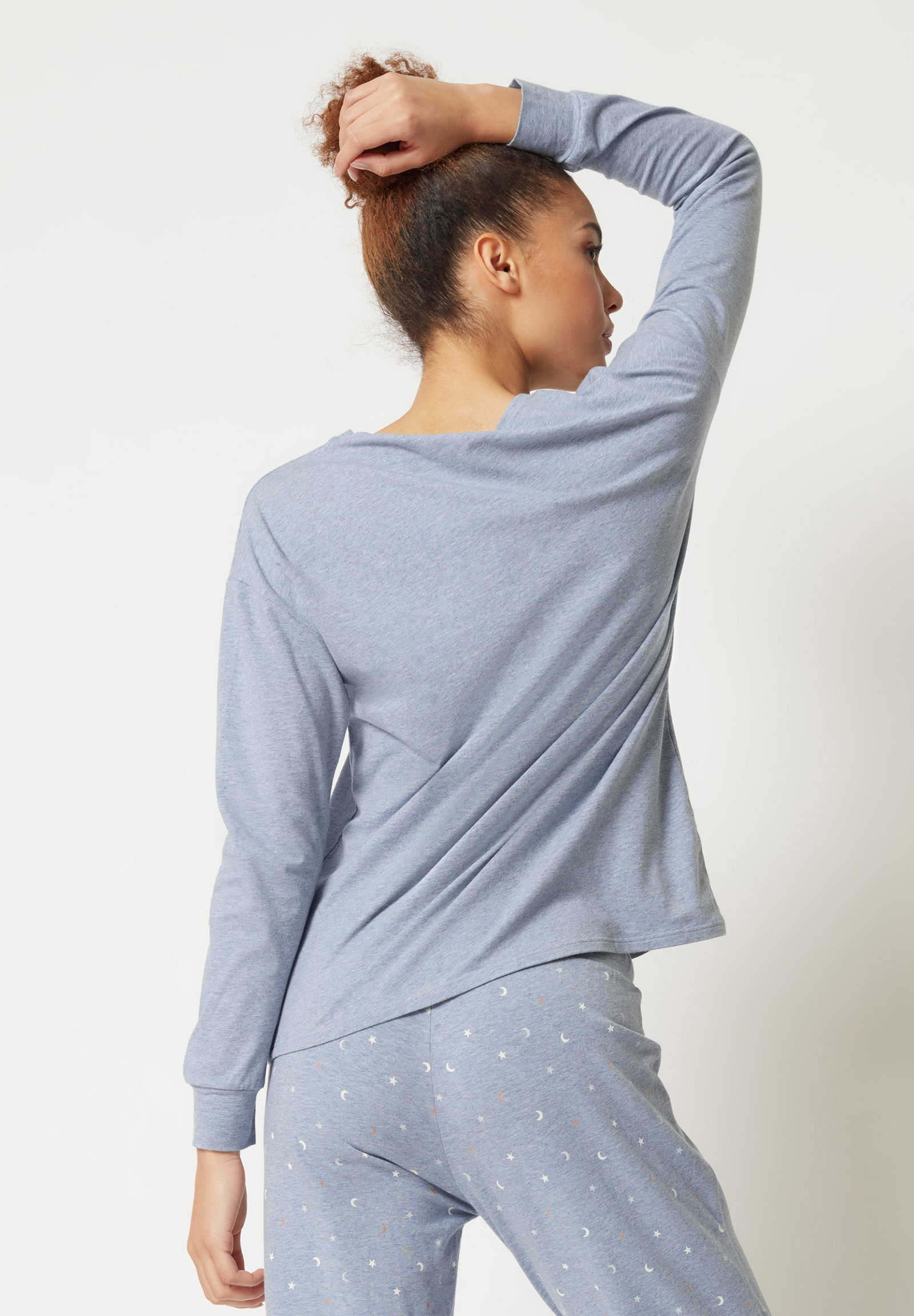 Skiny Damen Shirt langarm Night In Mix & Match #4