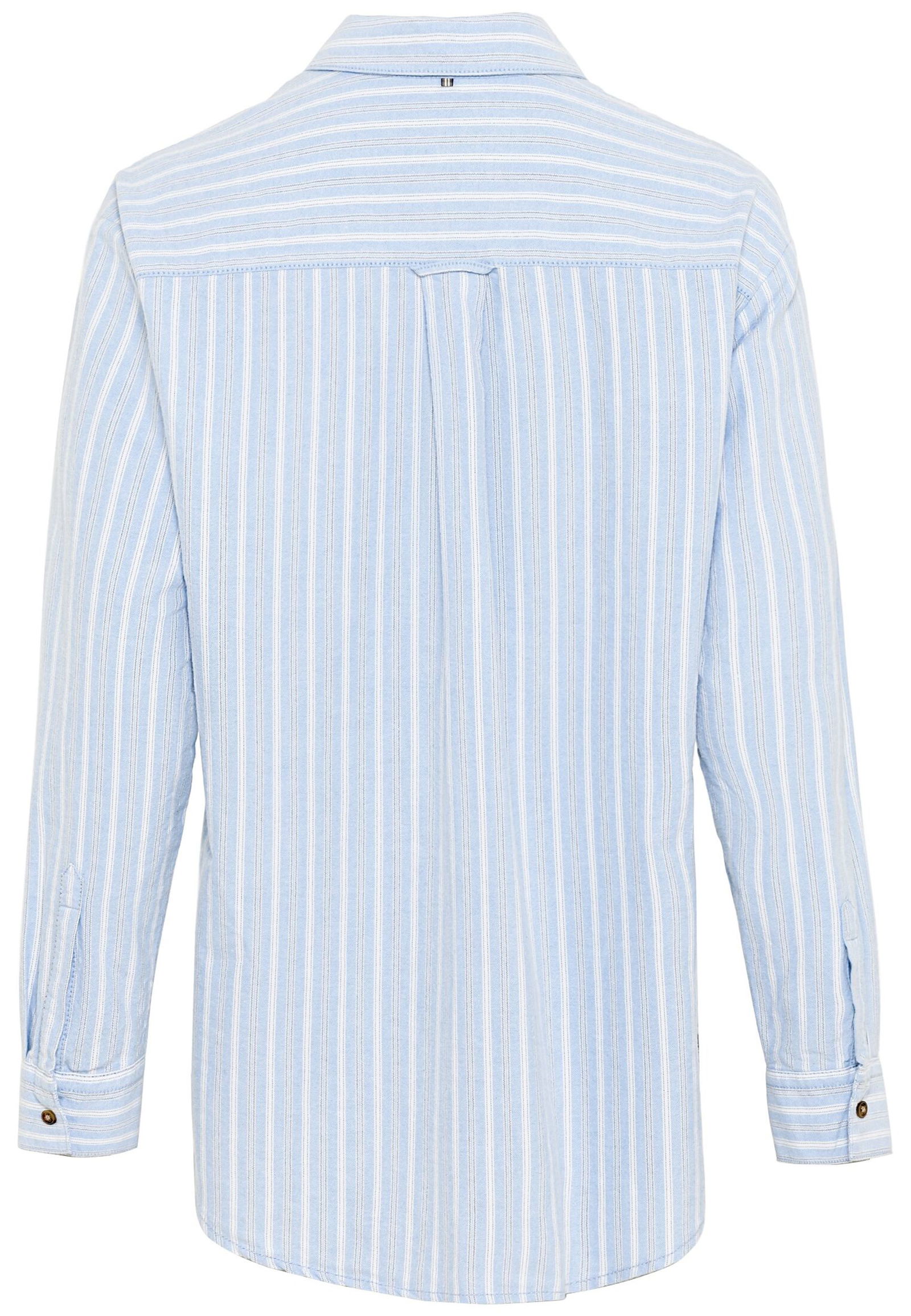 Gestreifte Bluse aus reiner Baumwolle