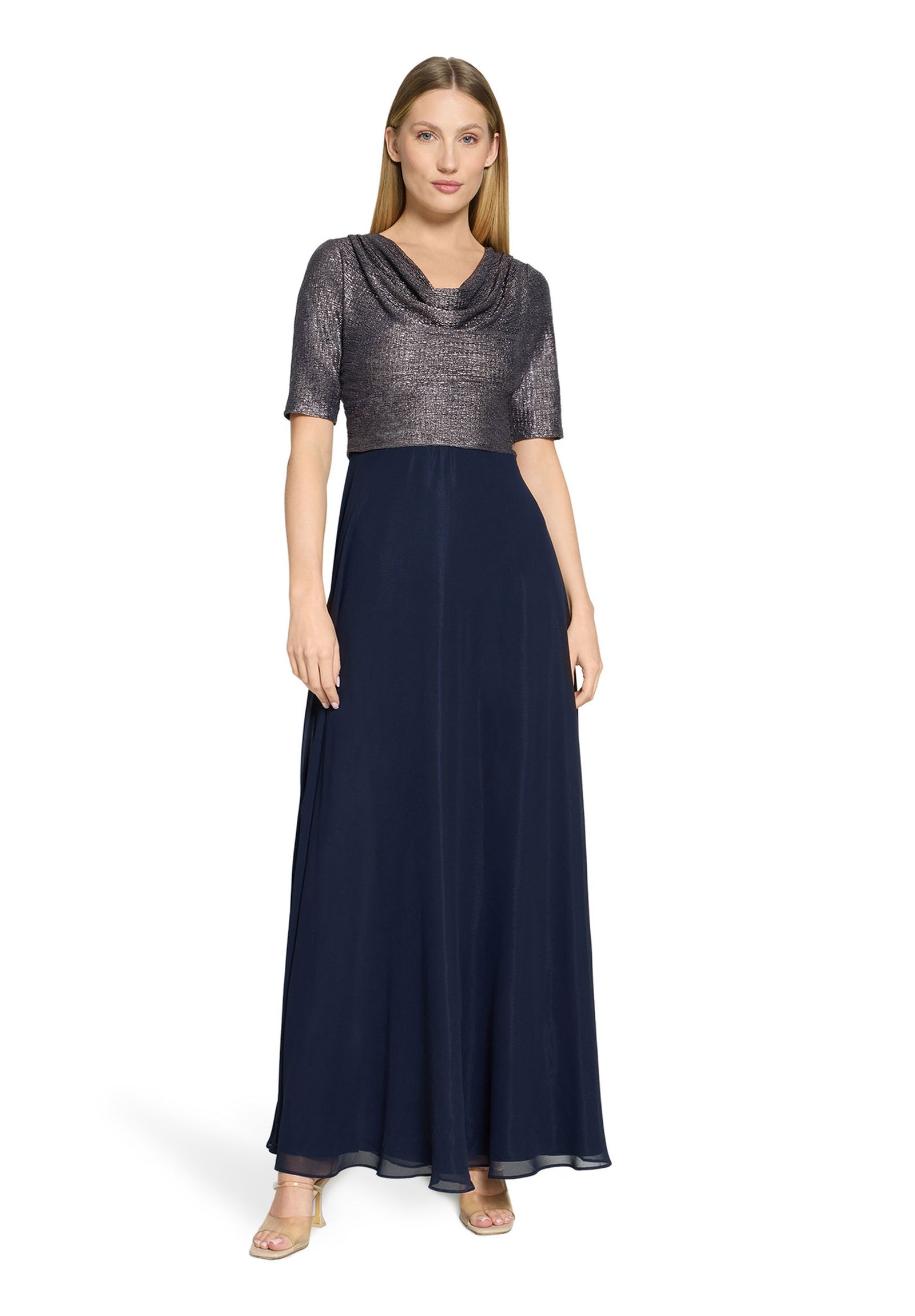 Vera Mont |  Vera Mont Langes Kleid  | 46 | patch dark blue/dark blue