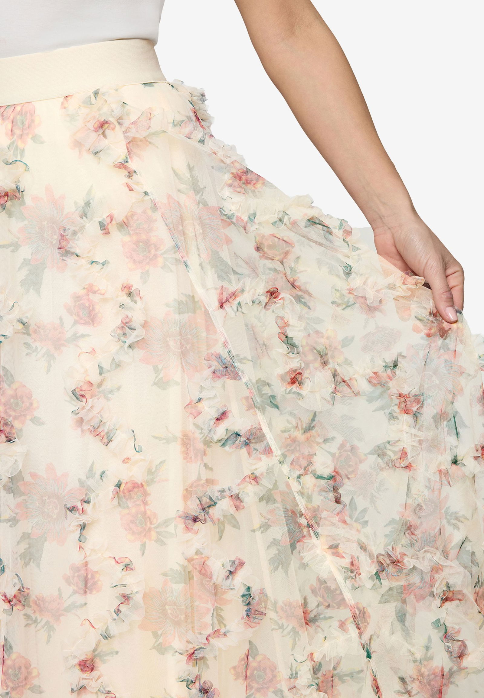 |  Tüllrock mit Rüschen | 44 | 1605_1843