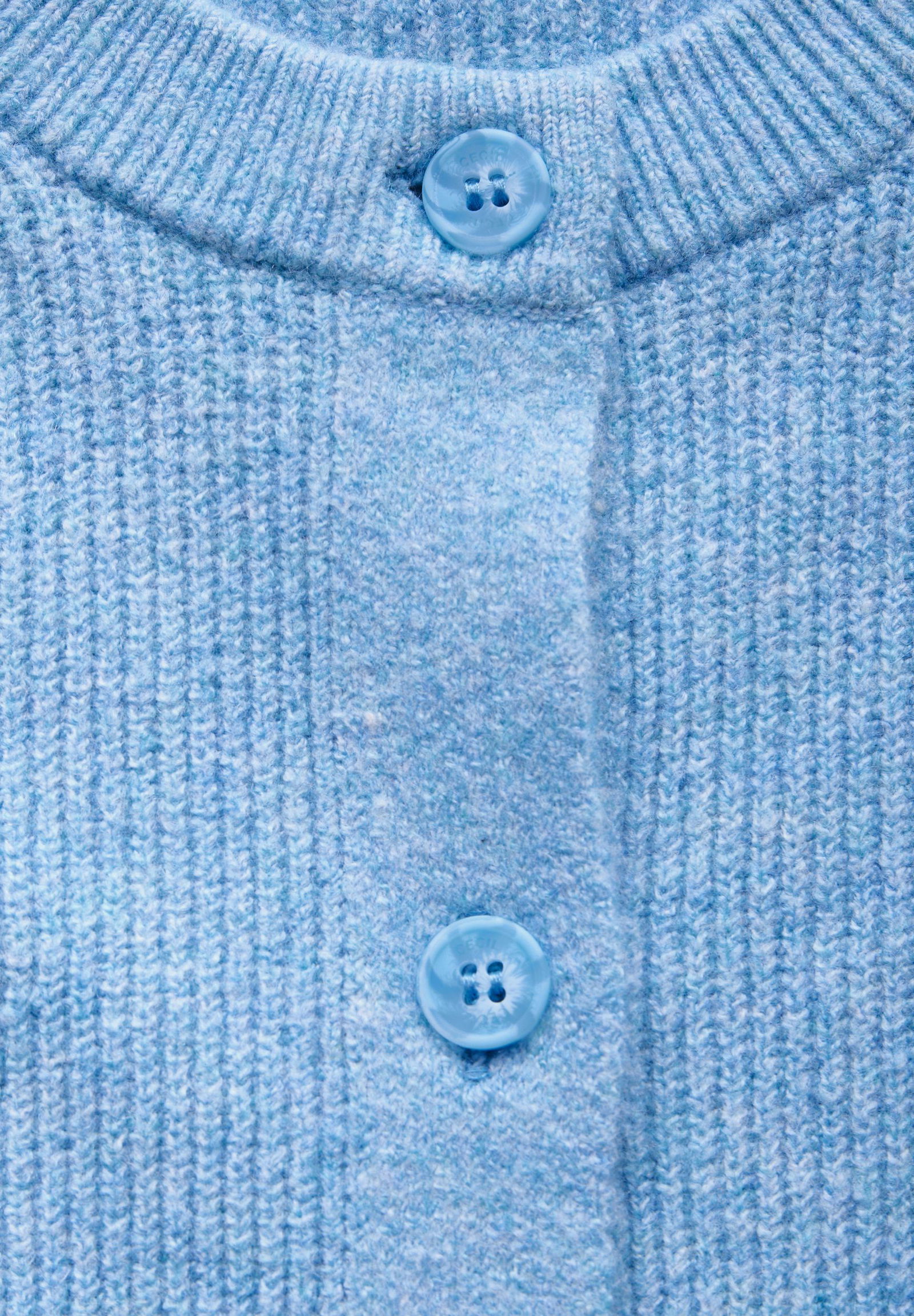 CECIL |  CECIL Strickjacke | Cardigan  | M | light blue melange