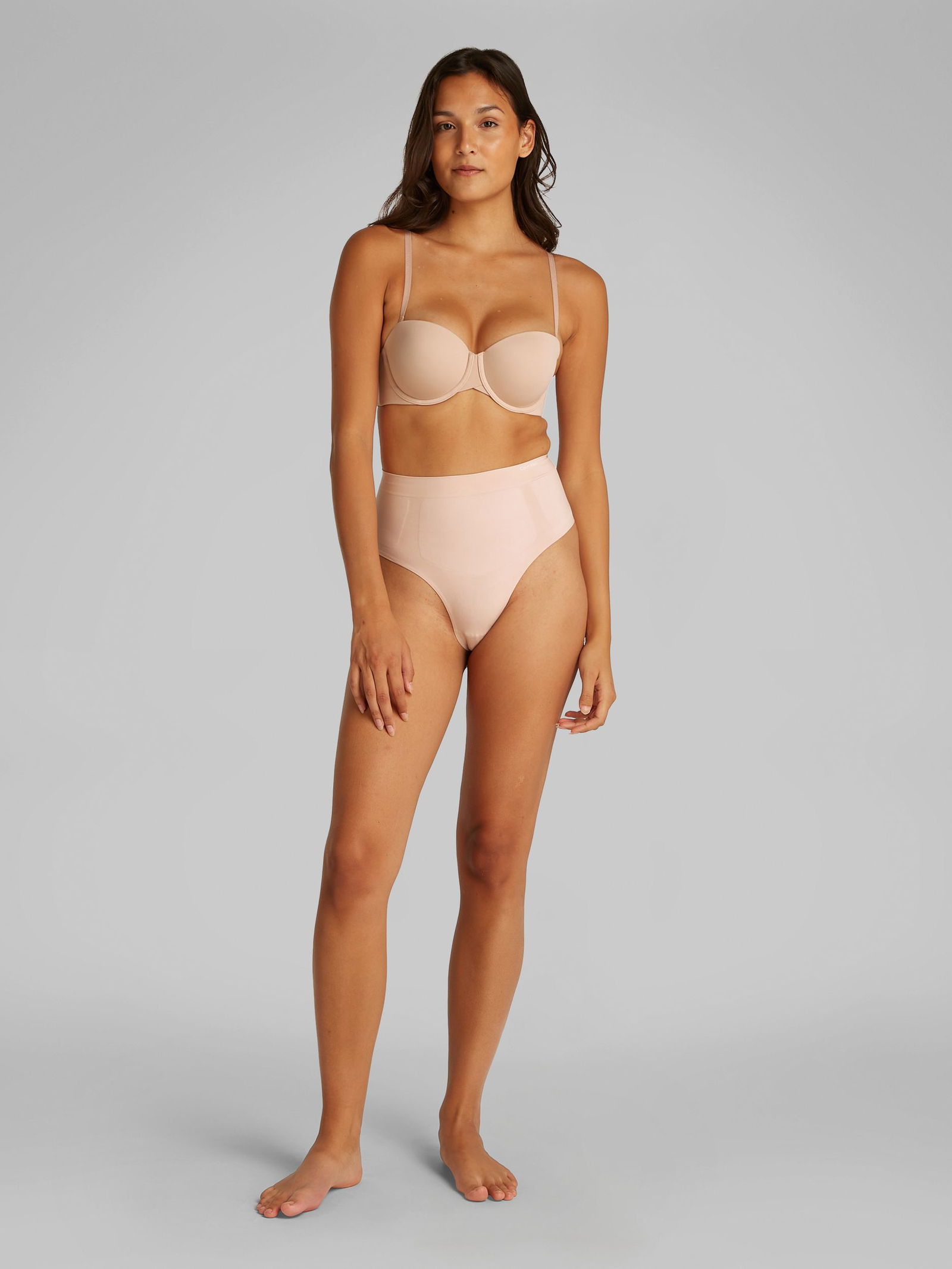  |  LIGHTLY LINED STRAPLESS, BROWN | 75D | cedar