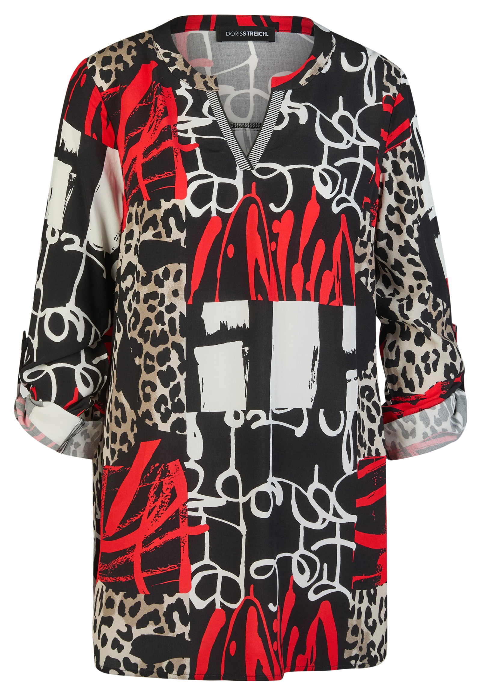 Bluse 1/1 Arm, Campari #1