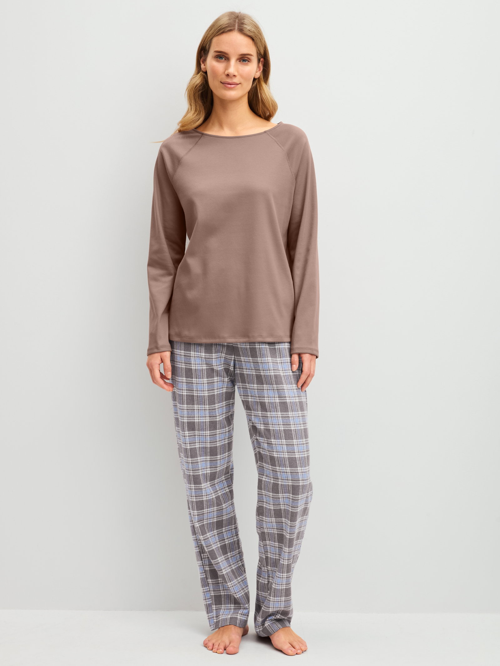 DAMEN Hose, truffle brown #4