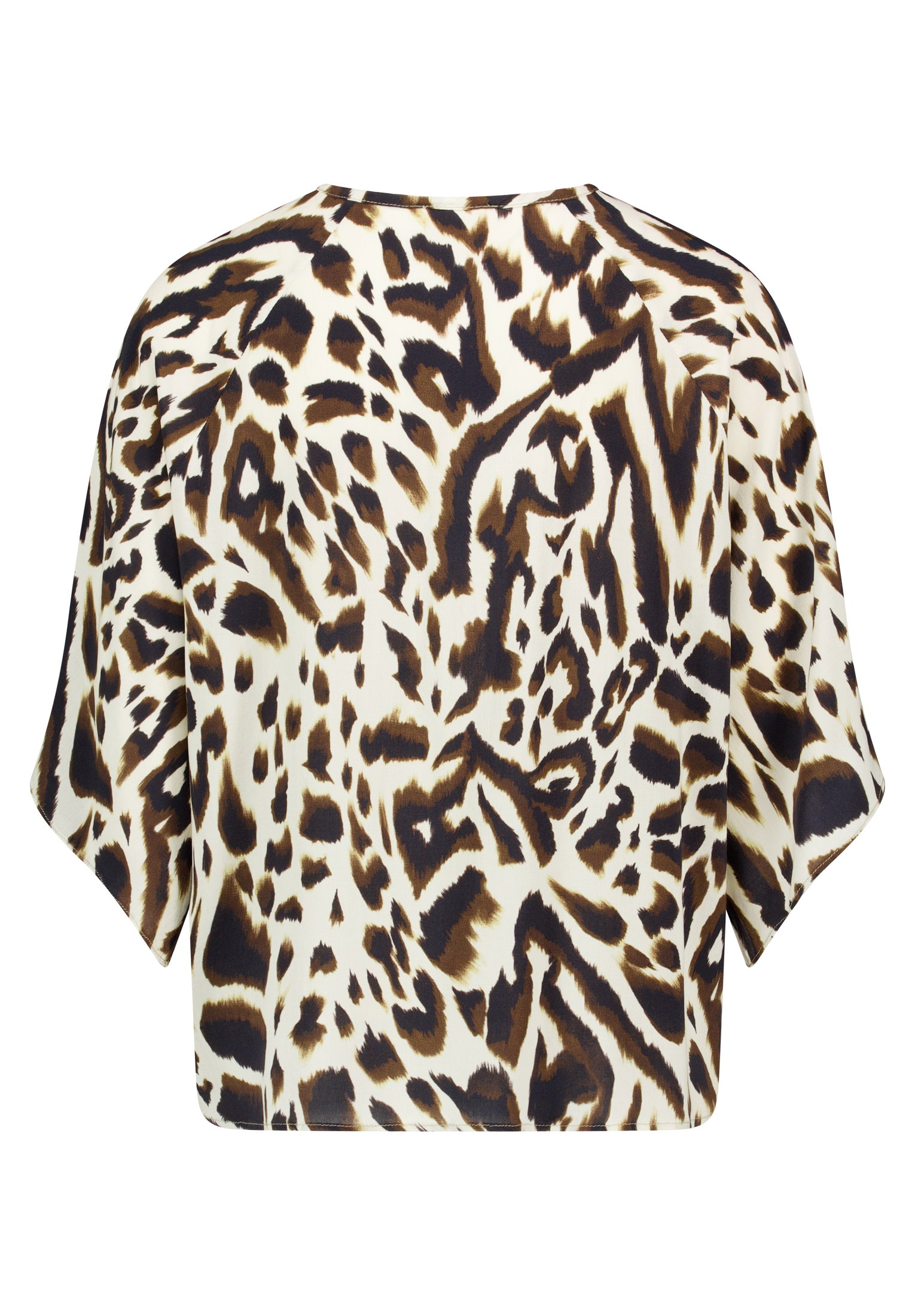 Bluse Kurz 1/2 Arm, Nature/Khaki #2