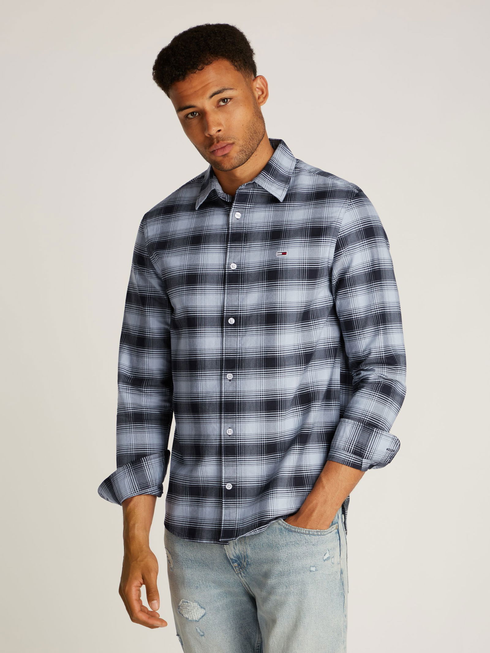  |  TJM CHECK OXFORD SHIRT | XL | C3Q