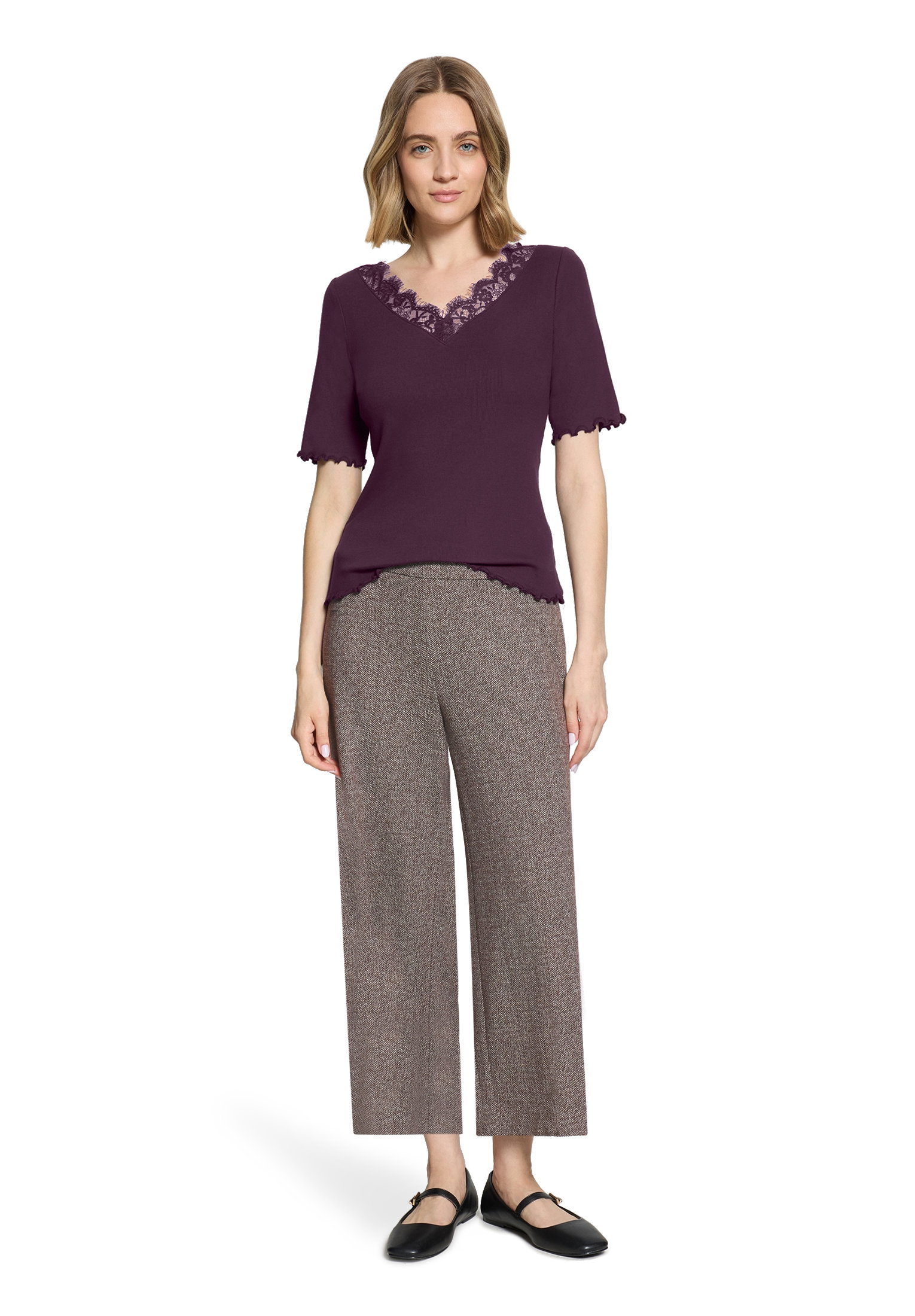 Shirt Kurz 1/2 Arm, Dark Dahlia #5