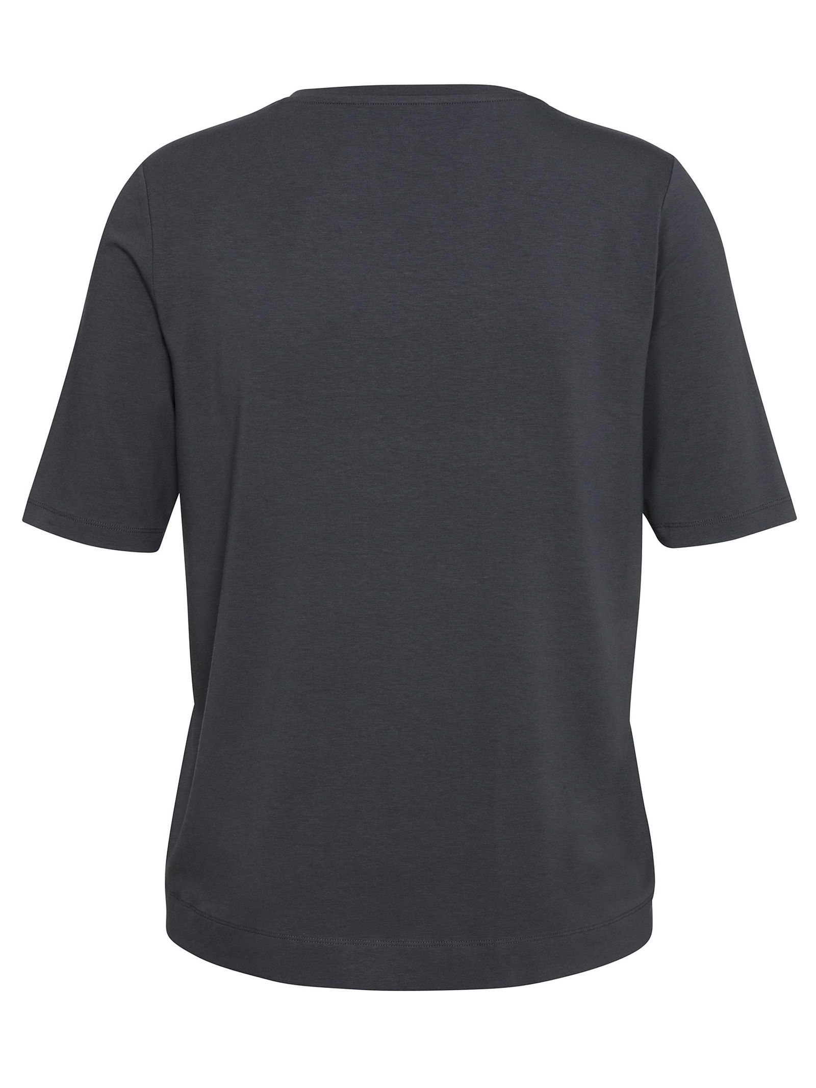 VIA APPIA DUE |  T-Shirt Rundhals 1/2 Arm Motiv | 46 | dunkelgrau multicol