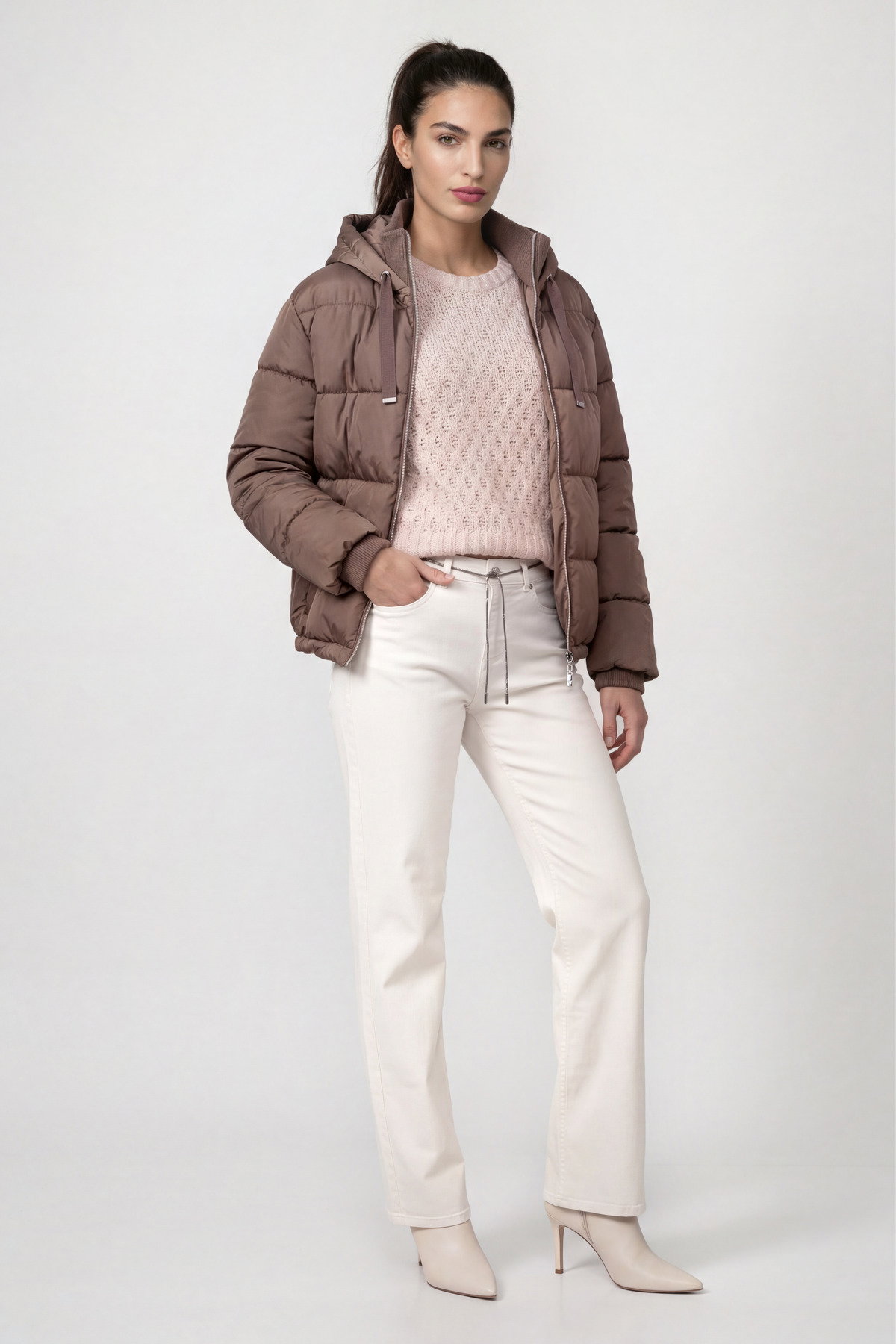 Jacke, taupe #6