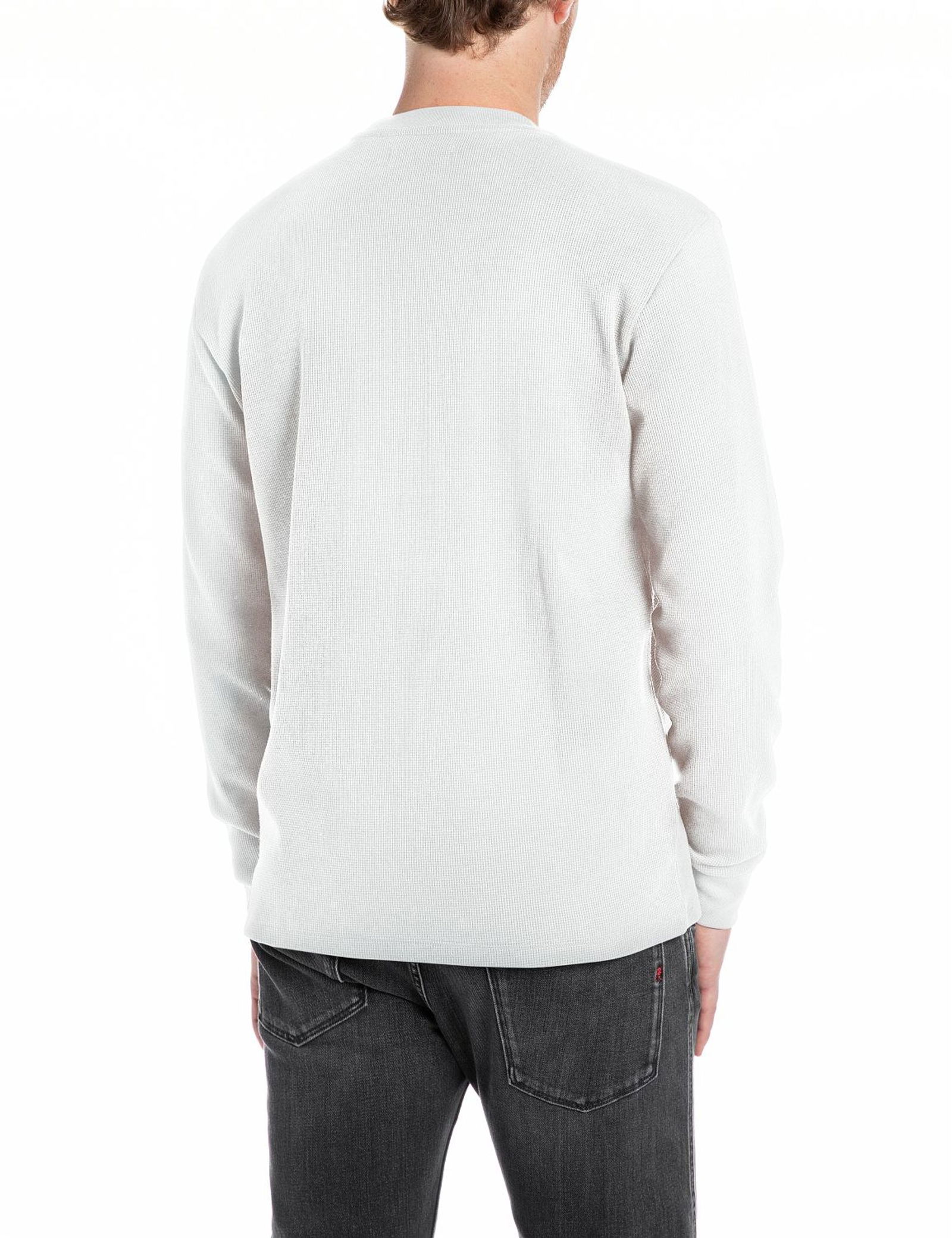 Replay |  Replay Longsleeve  | L | natural white