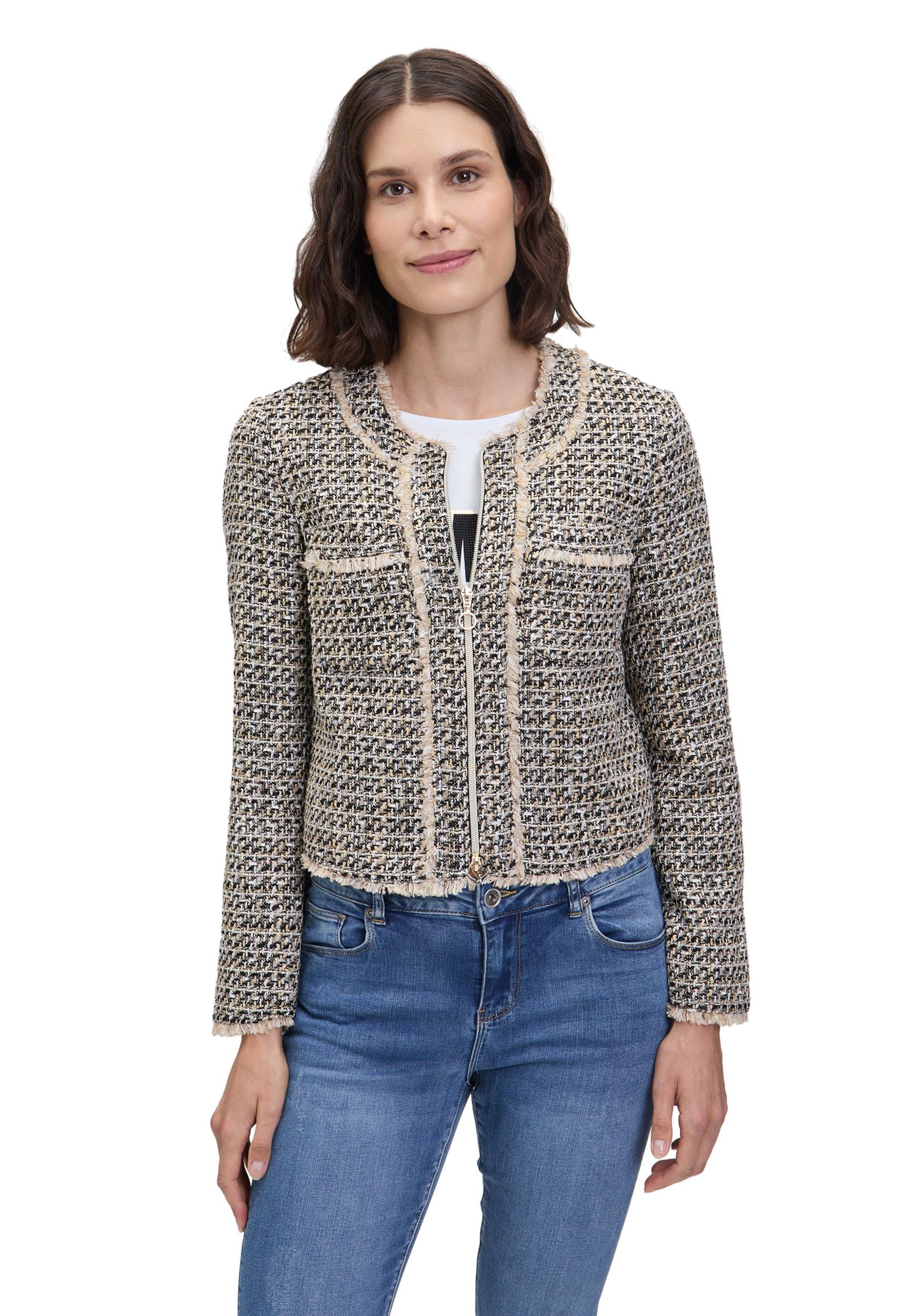 Betty Barclay |  Betty Barclay Funktionsjacke  | 38 | schwarz/beige