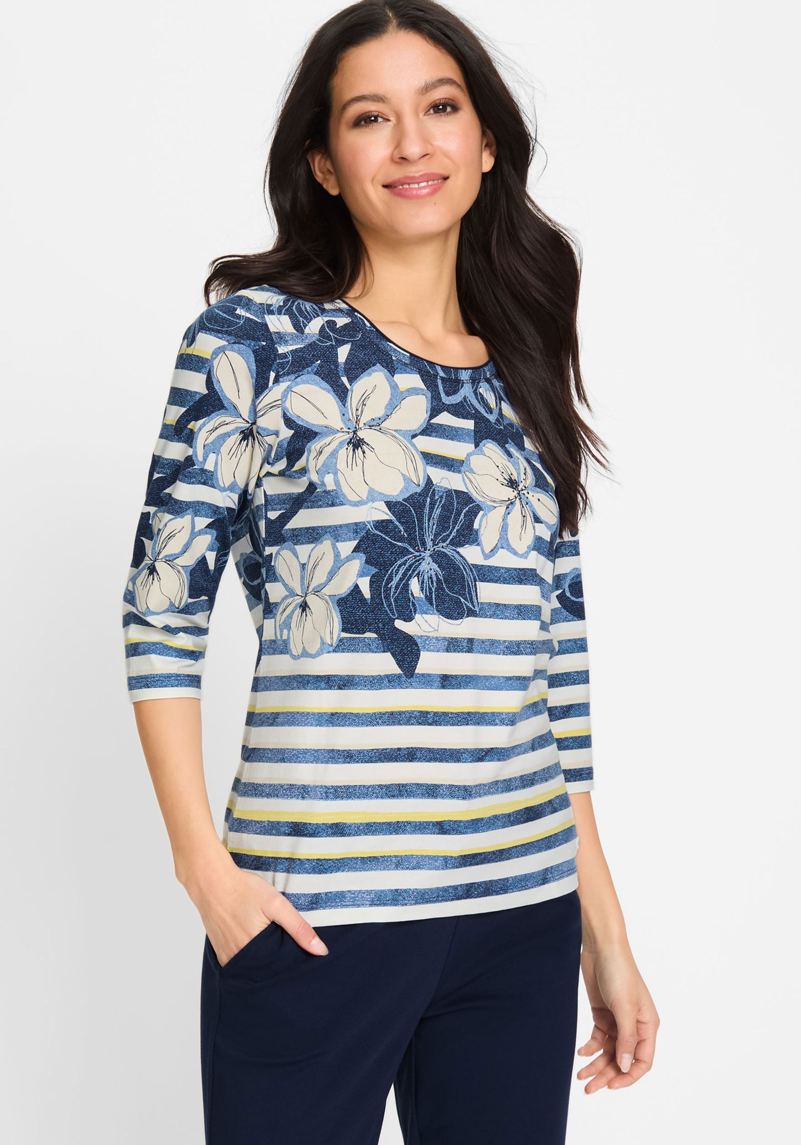Olsen |  Olsen Longsleeve  | 46 | ink blue