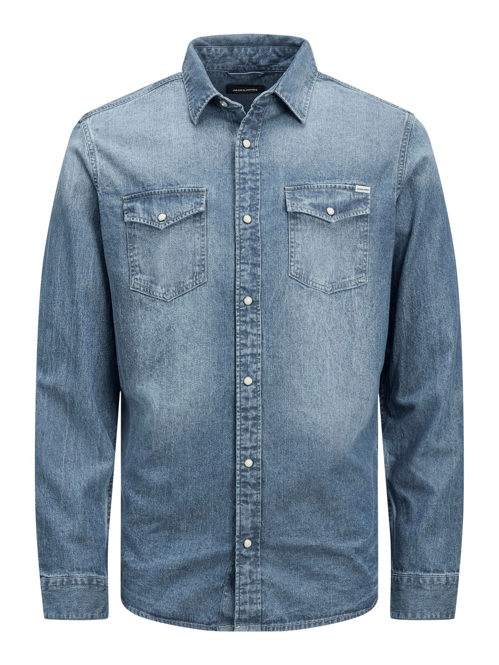 Jack&Jones |  JJESHERIDAN SHIRT L/S NOOS JNR | 140 | medium blue denim