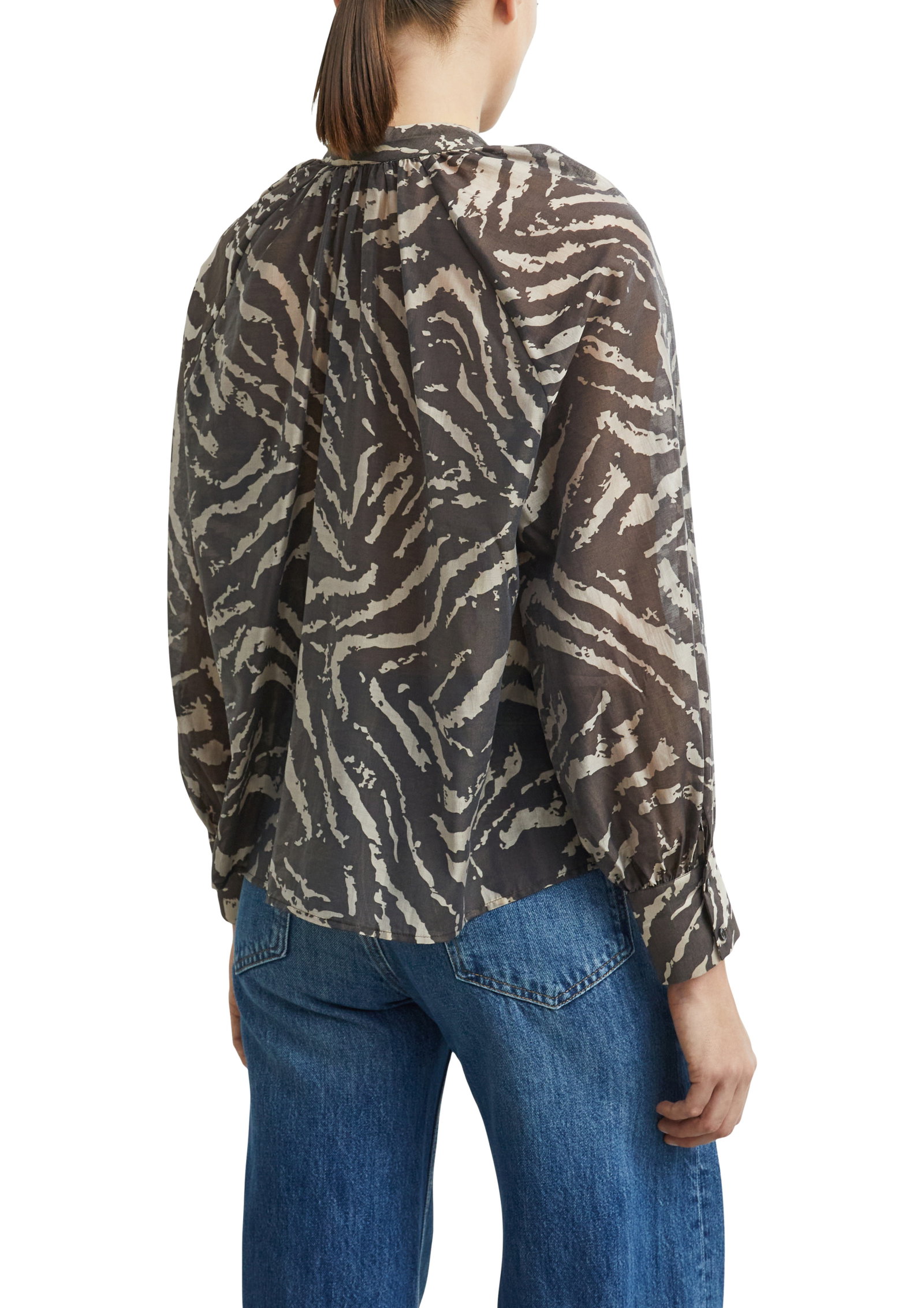 Bluse, BROWN #2