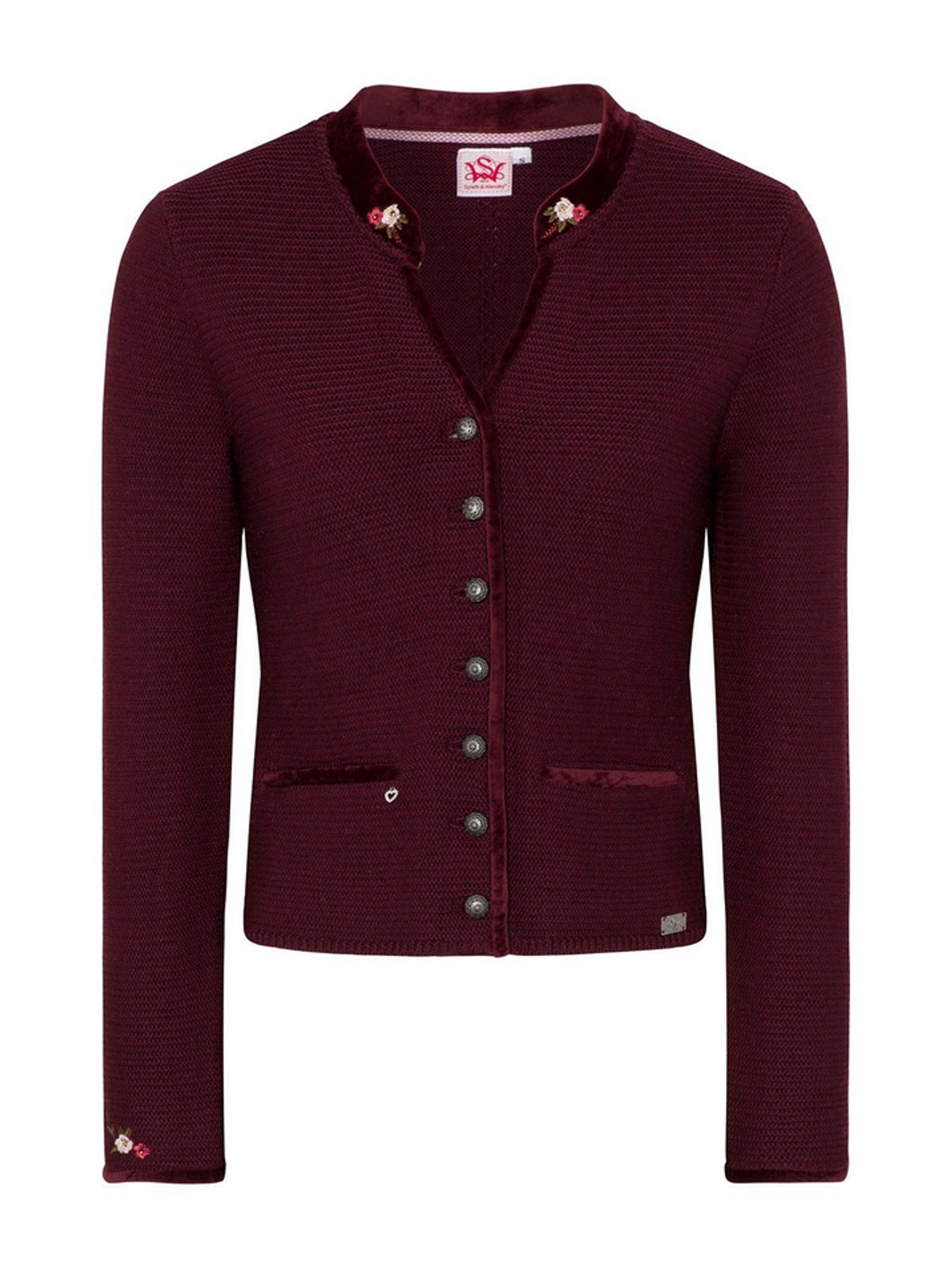 Spieth & Wensky |  Spieth & Wensky Strickjacke | Cardigan  | L | dunkelrot