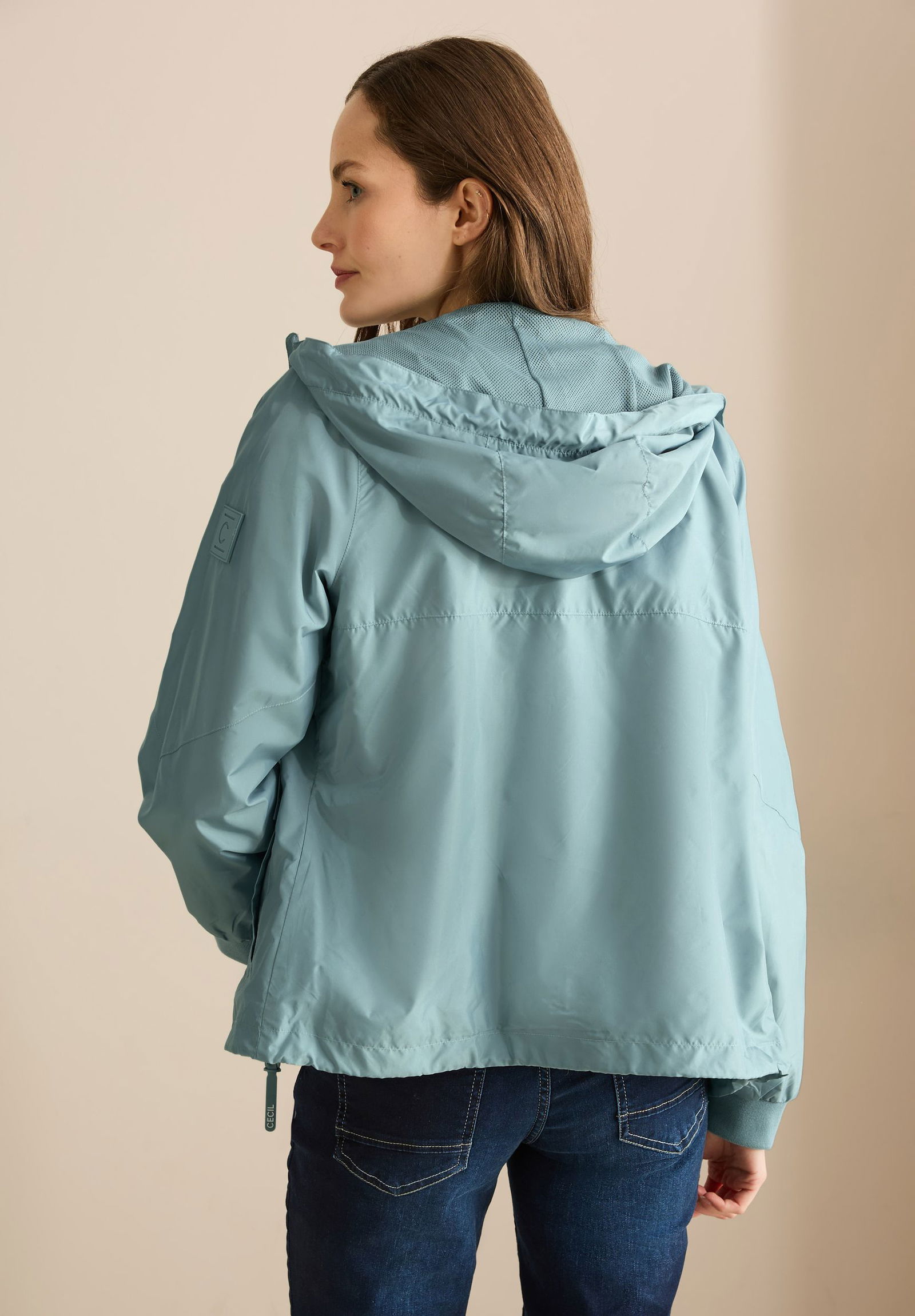  |  Windbreaker w. flap pockets, dark navy blue | L