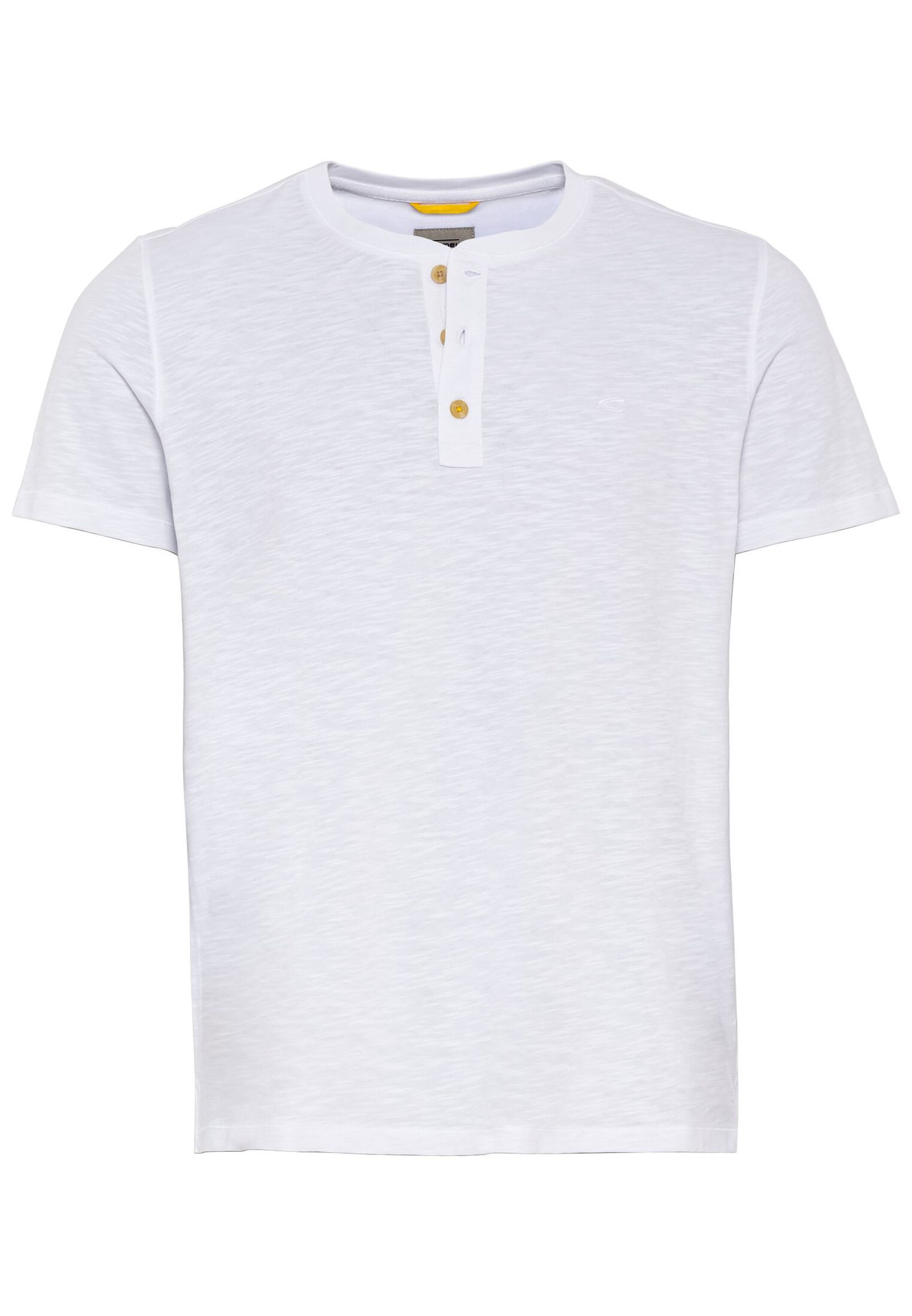 Camel Active | Camel Active Kurzarm Henley aus Organic Cotton | M | asphalt