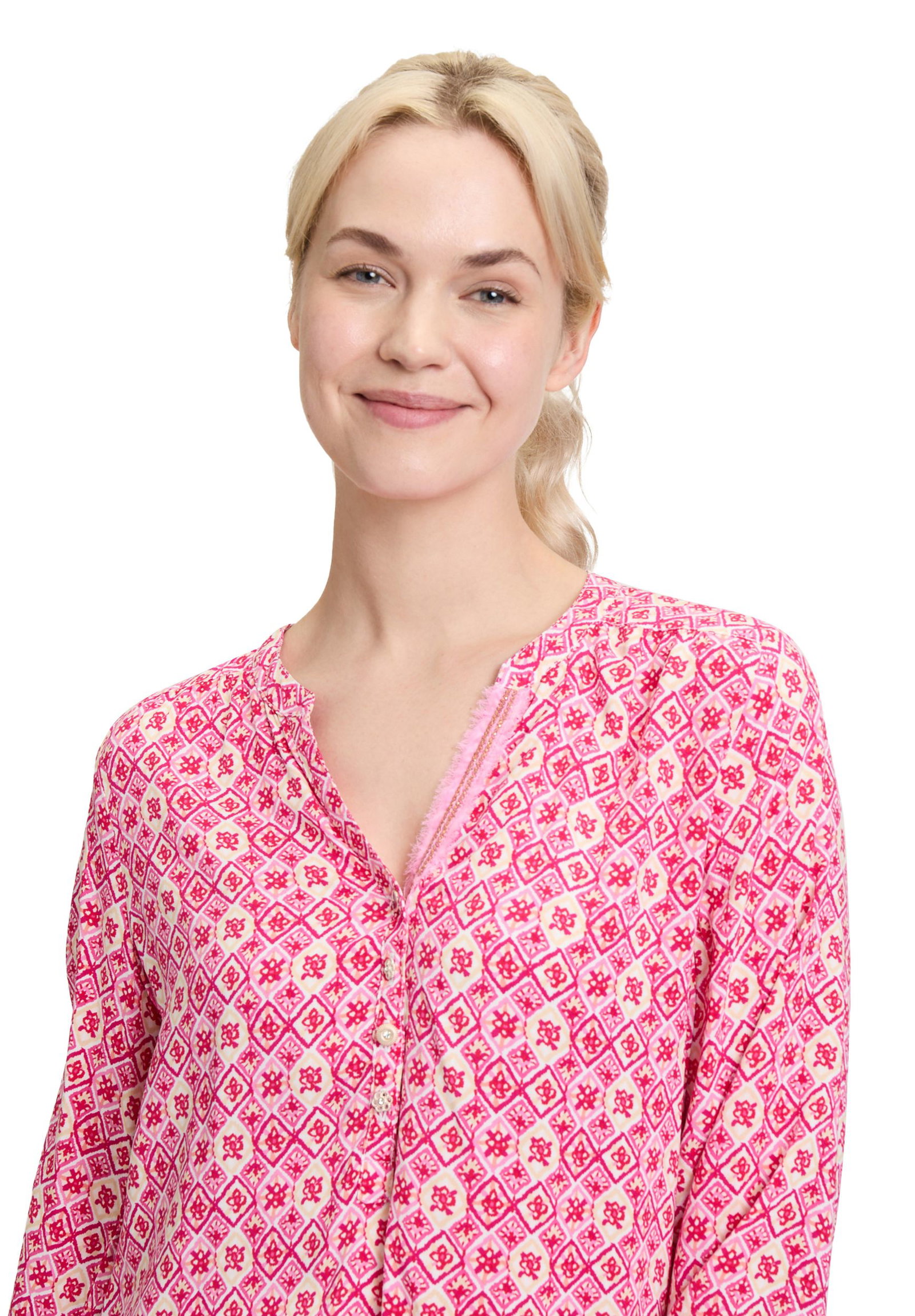 c153abb757fbf1c486d9ed81f6e62d73 Cartoon | Cartoon Druckbluse | 46 | pink/rosa
