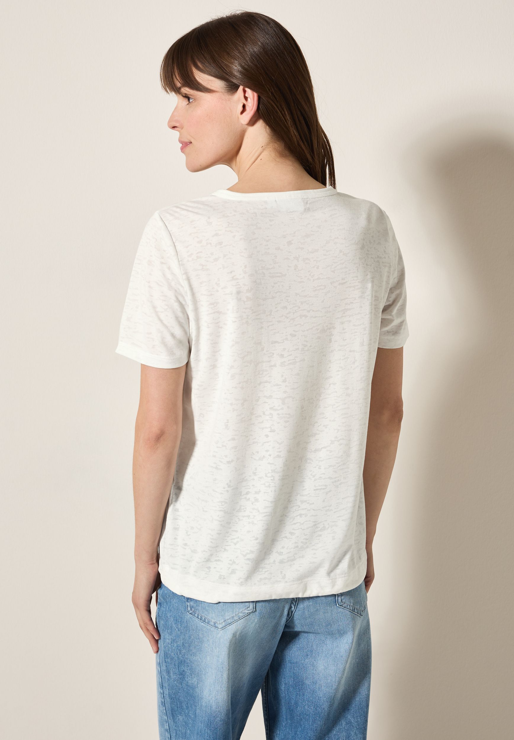 CECIL |  CECIL Longsleeve  | M | vanilla white