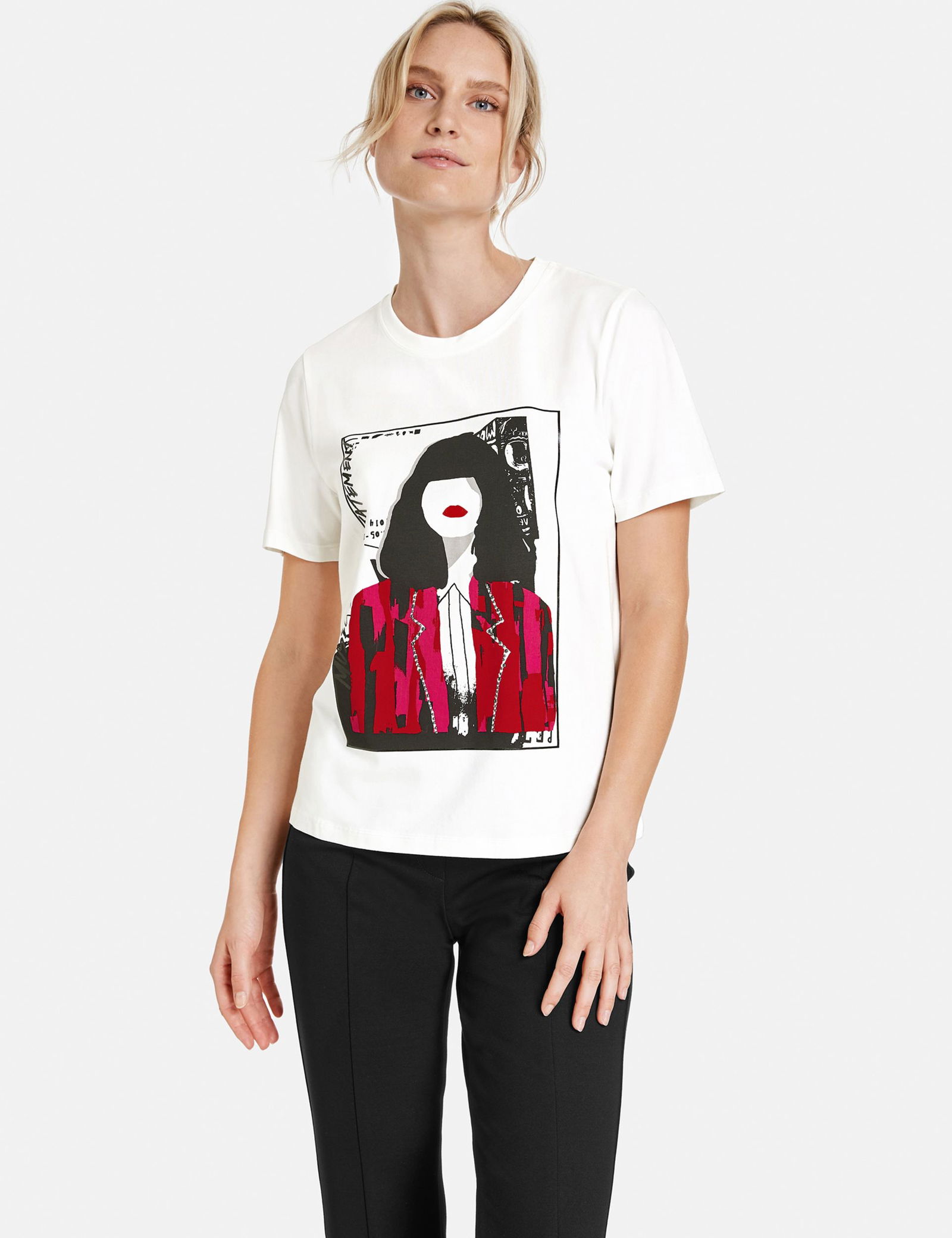 T-Shirt mit Front-Print