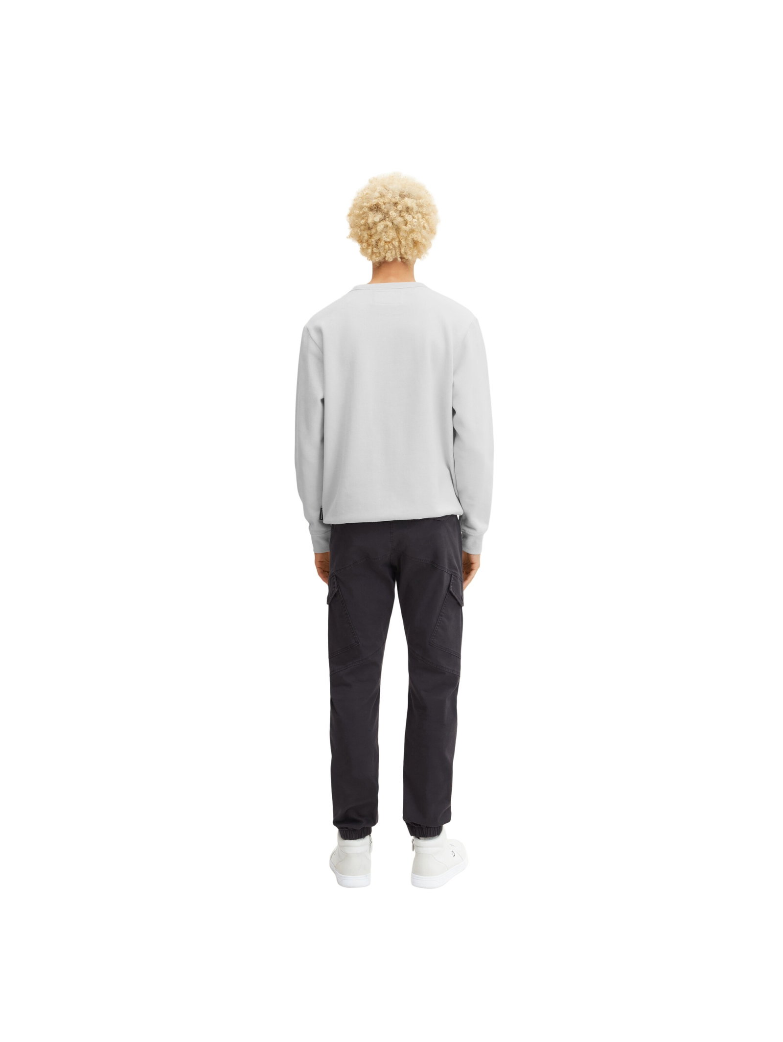 slim cargo pants, coal grey #5