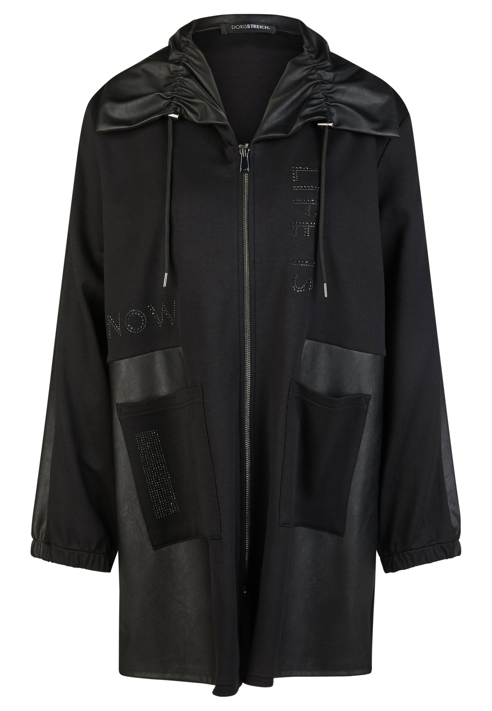 Jacke gewirkt, Schwarz #1